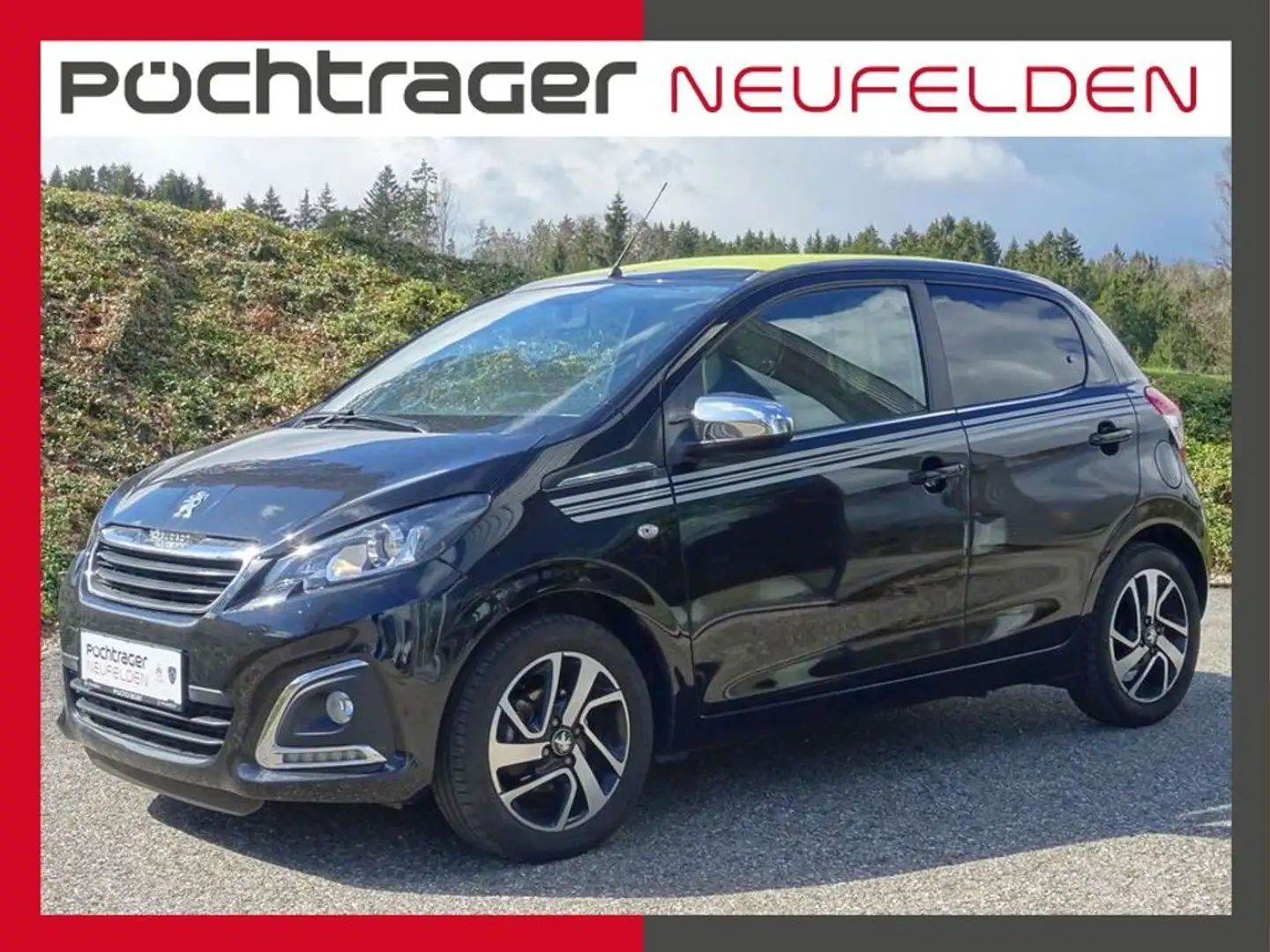 Peugeot 108 Collection Schwarz - 1