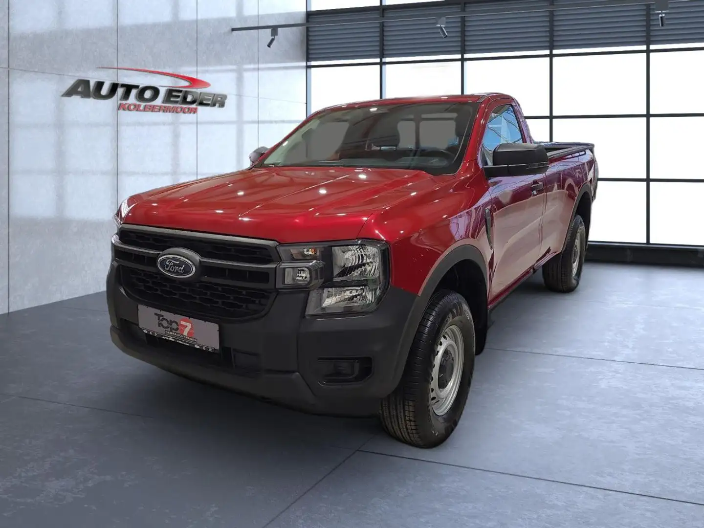 Ford Ranger XL 4WD Einzelkabine Bluetooth Navi Klima Kırmızı - 2