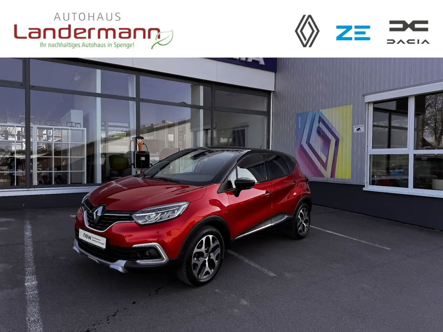 Renault Captur INTENS TCE 90 AHK+PDC+RFK+NAVI Rojo - 1