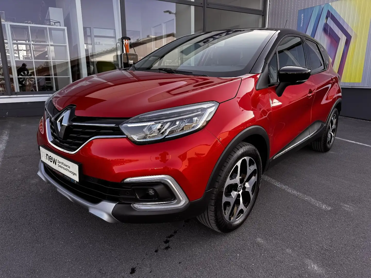 Renault Captur INTENS TCE 90 AHK+PDC+RFK+NAVI Rojo - 2