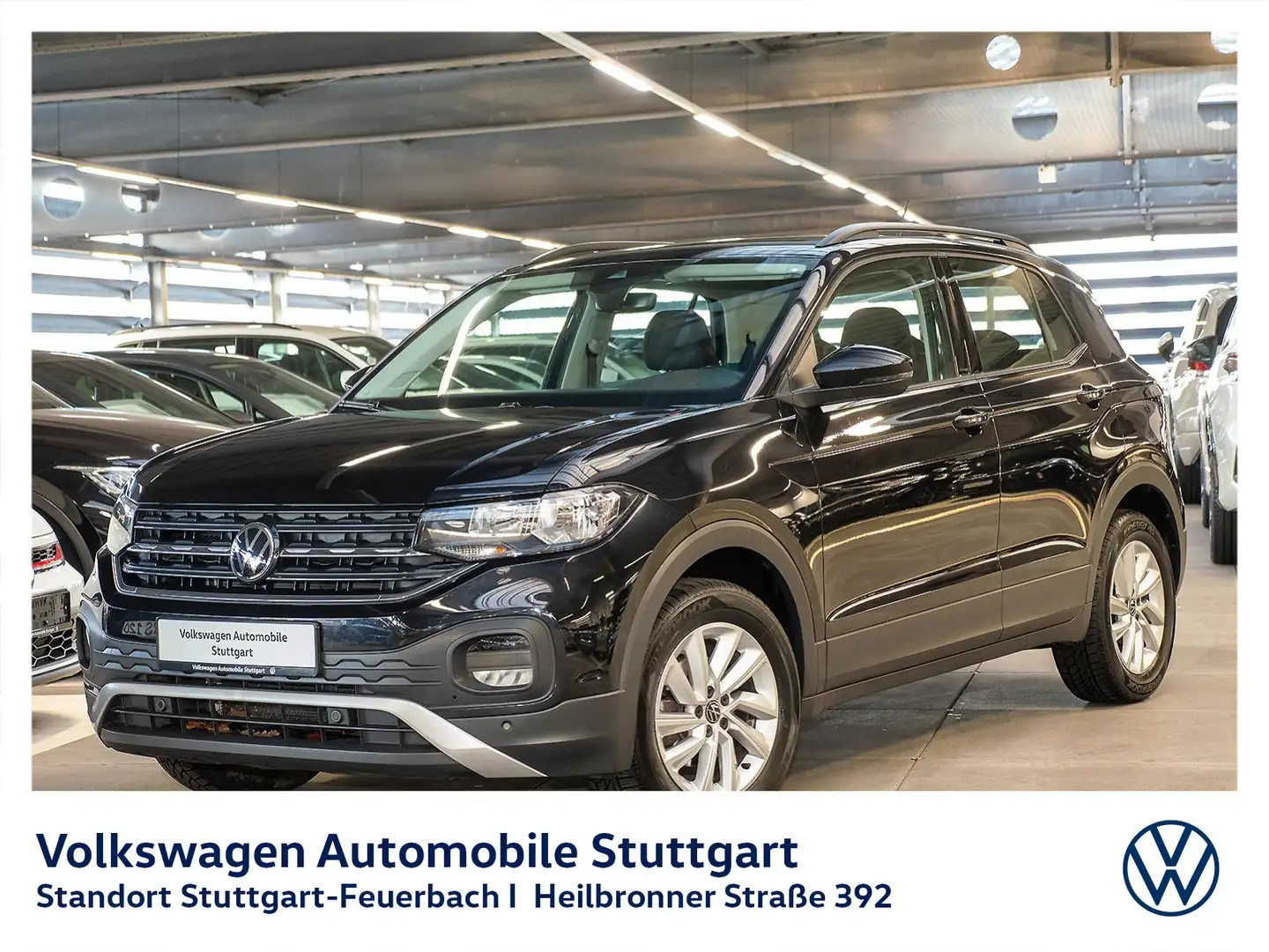 Volkswagen T-Cross 1.0 TSI Life Klima Schwarz - 1