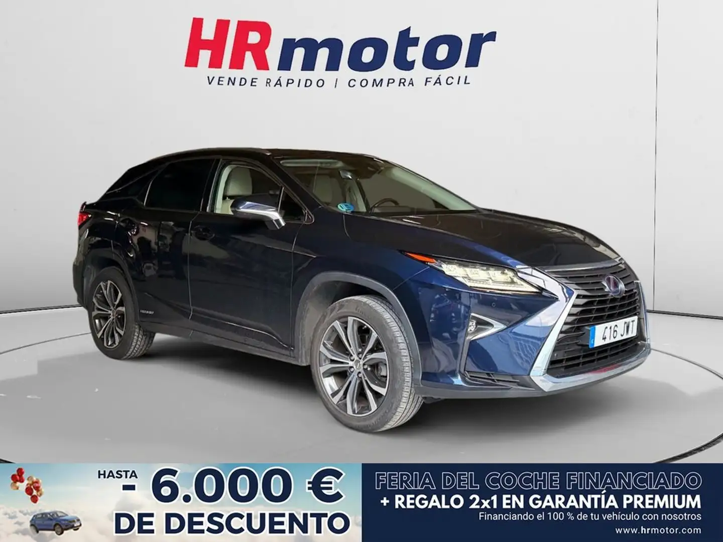 Lexus RX 450h AWD Bleu - 1