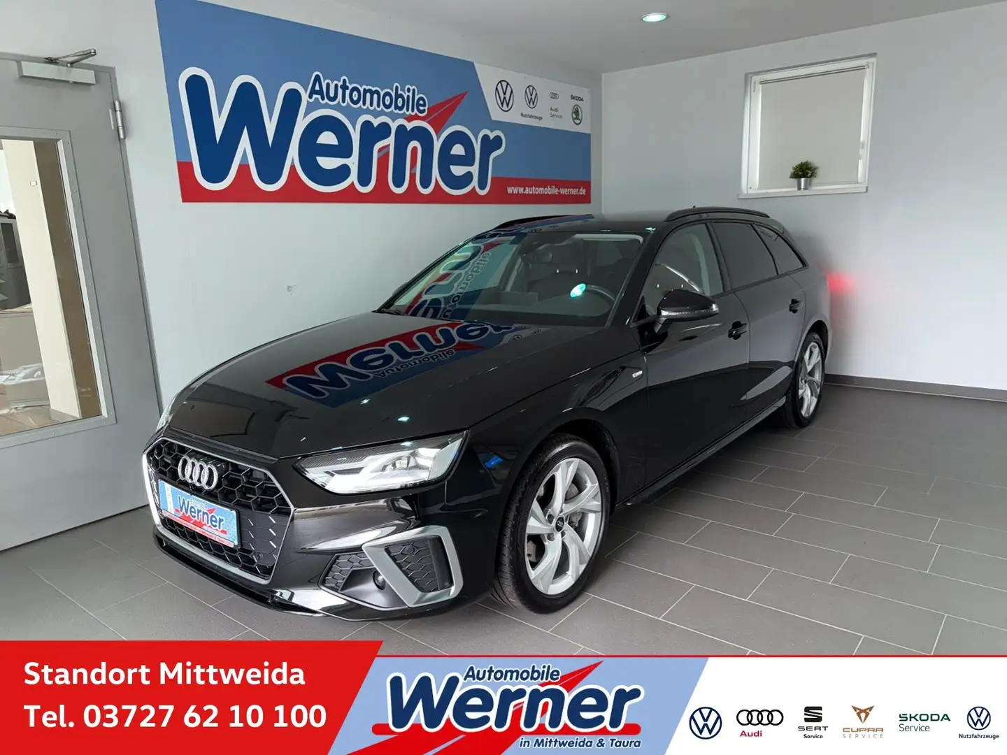 Audi A4 Avant S line 40TDI quattro Navi RKamera MemorySit Schwarz - 1