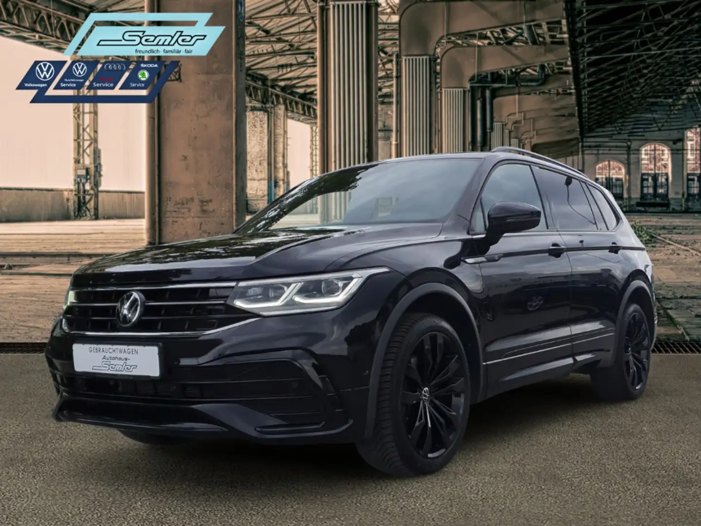 Volkswagen Tiguan Allspace R-Line 4M 2.0 TSI HUD AHK NAVI Noir - 2