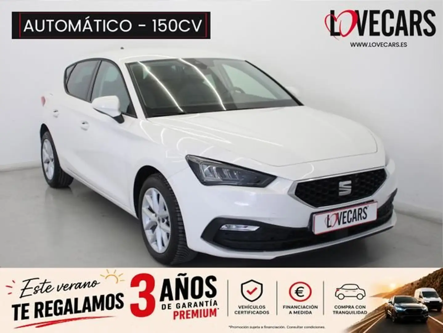 SEAT Leon 2.0TDI Stylance DSG Blanco - 1