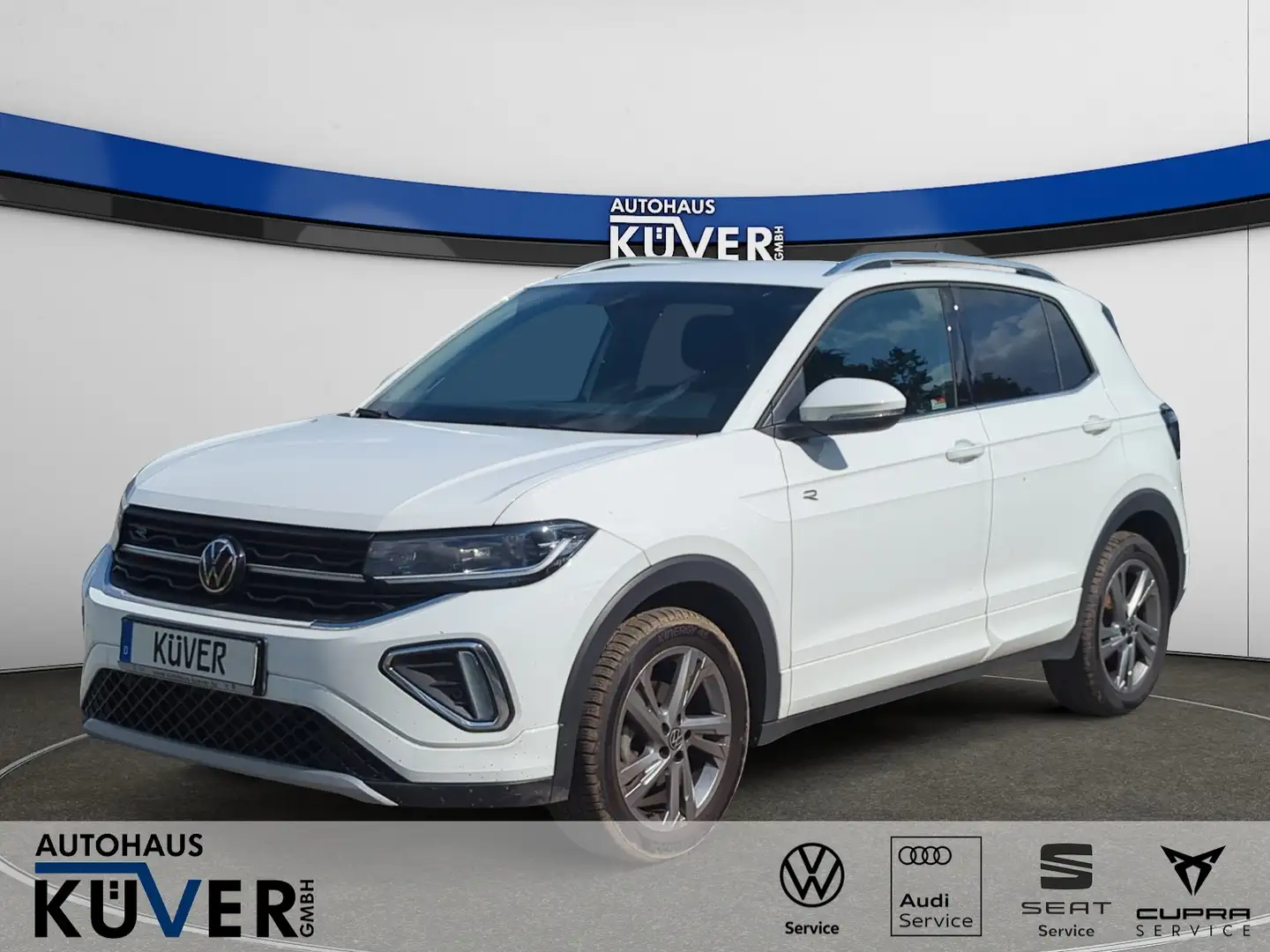 Volkswagen T-Cross R-Line 1,5 TSI DSG Navi+ACC+Matrix+AHK Blanc - 1