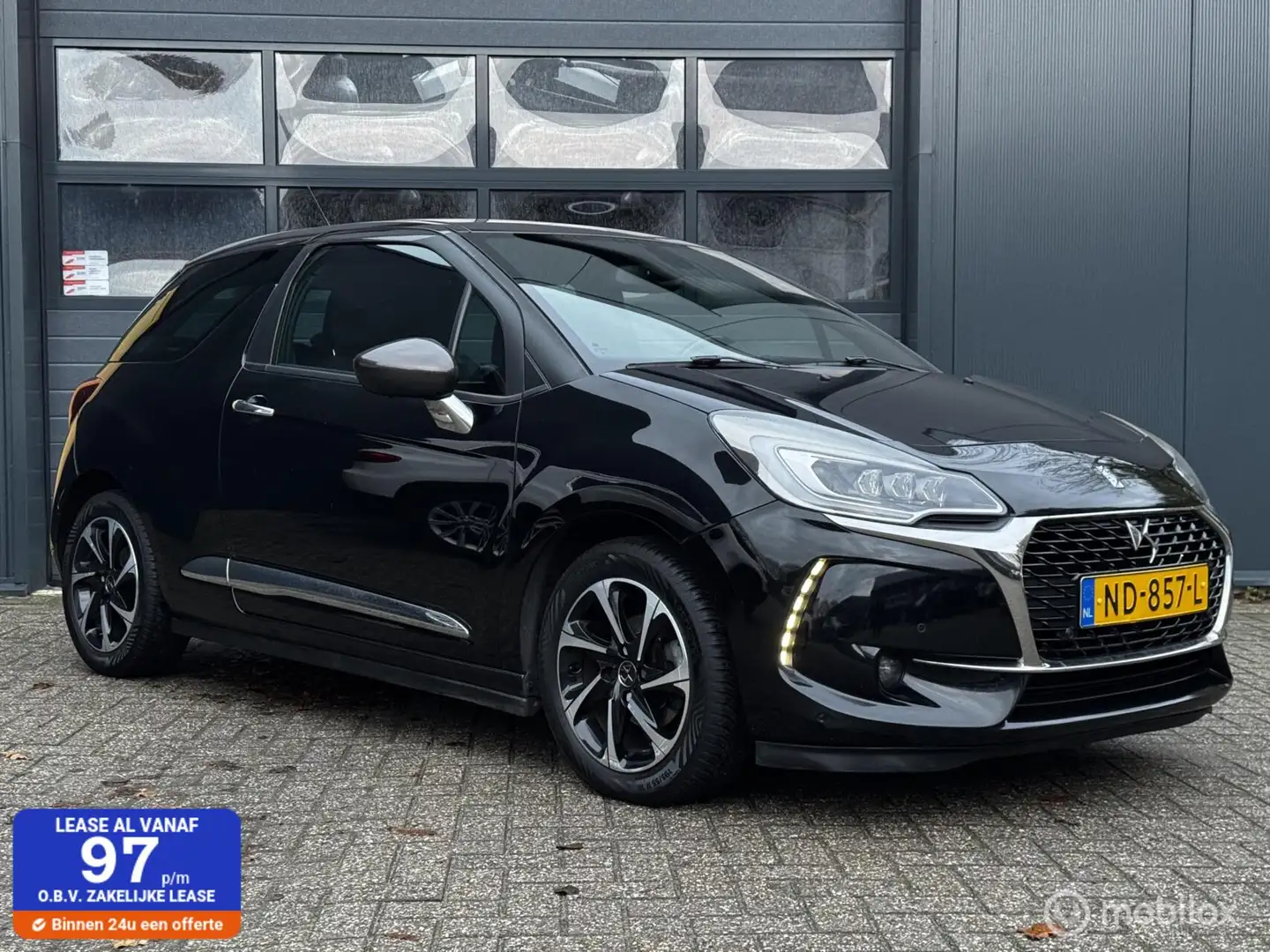 DS Automobiles DS 3 1.2 PureTech So Chic | Airco | cruise | camera Negro - 1