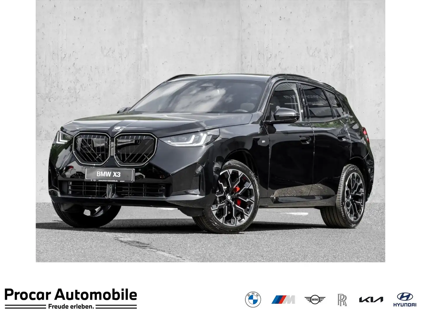 BMW X3 20d xDrive M Sport PANO ACC RFK NAVI LED DAB Schwarz - 1