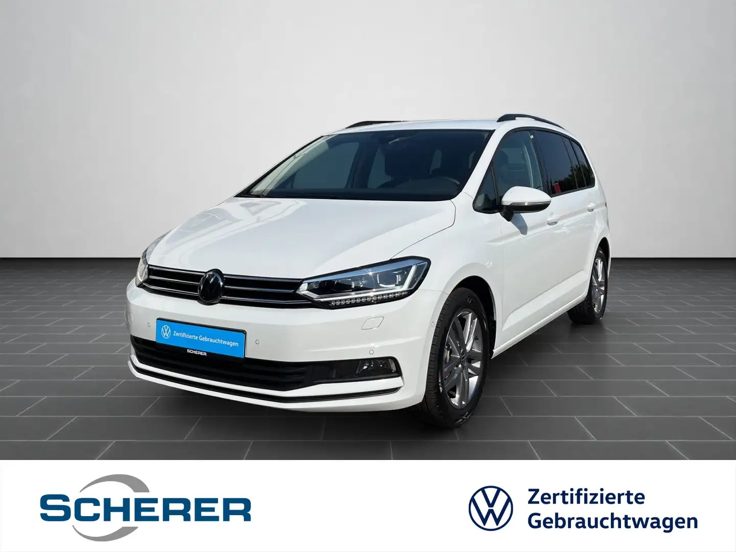 Volkswagen Touran Comfortline 1.5 TSI DSG EASY&OPEN 7-SITZE Weiß - 1