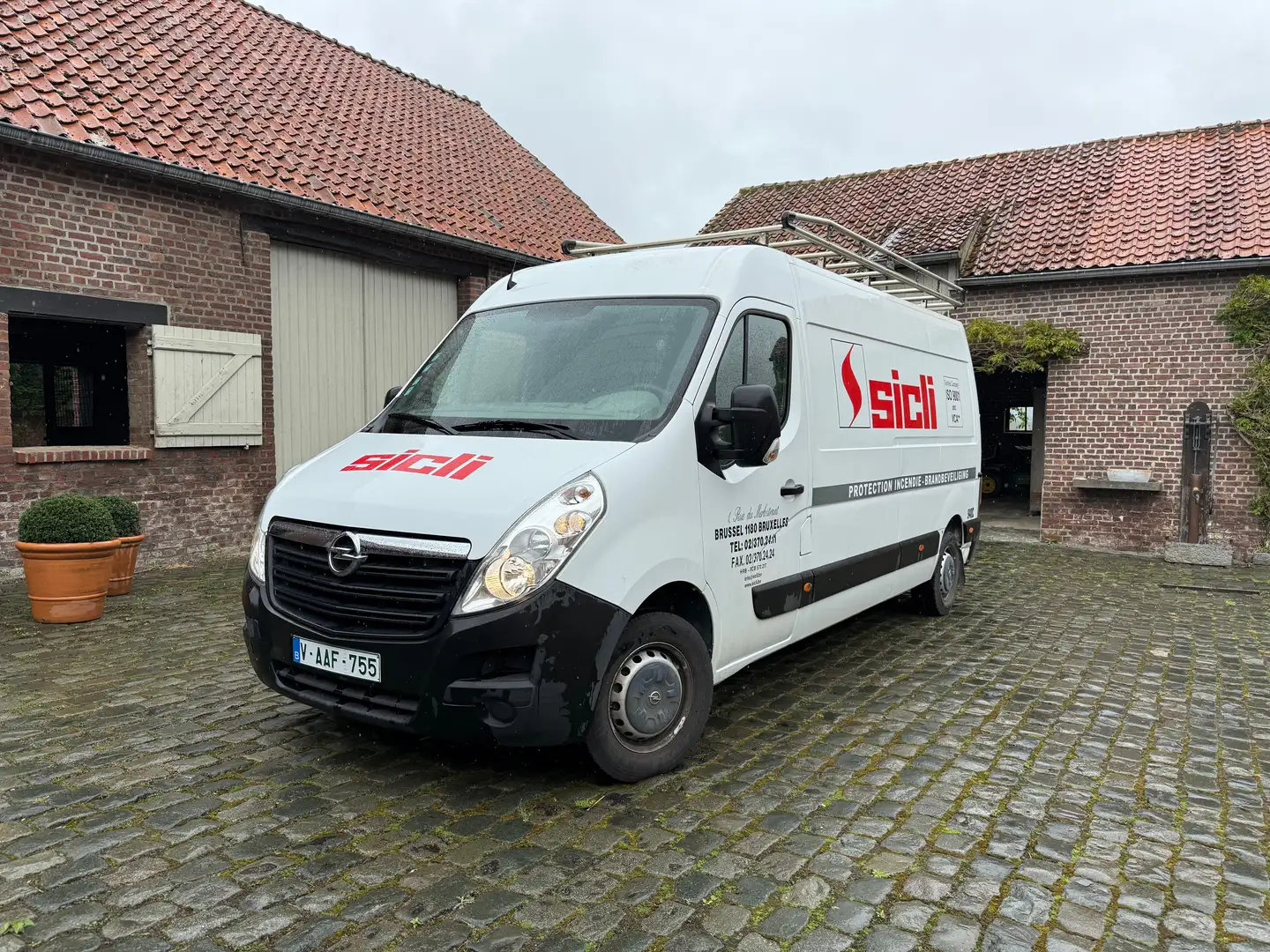 Opel Movano 2.3d  BiTurbo  H2 L3 - BELG - 1° EIG - HISTORy Blanco - 1
