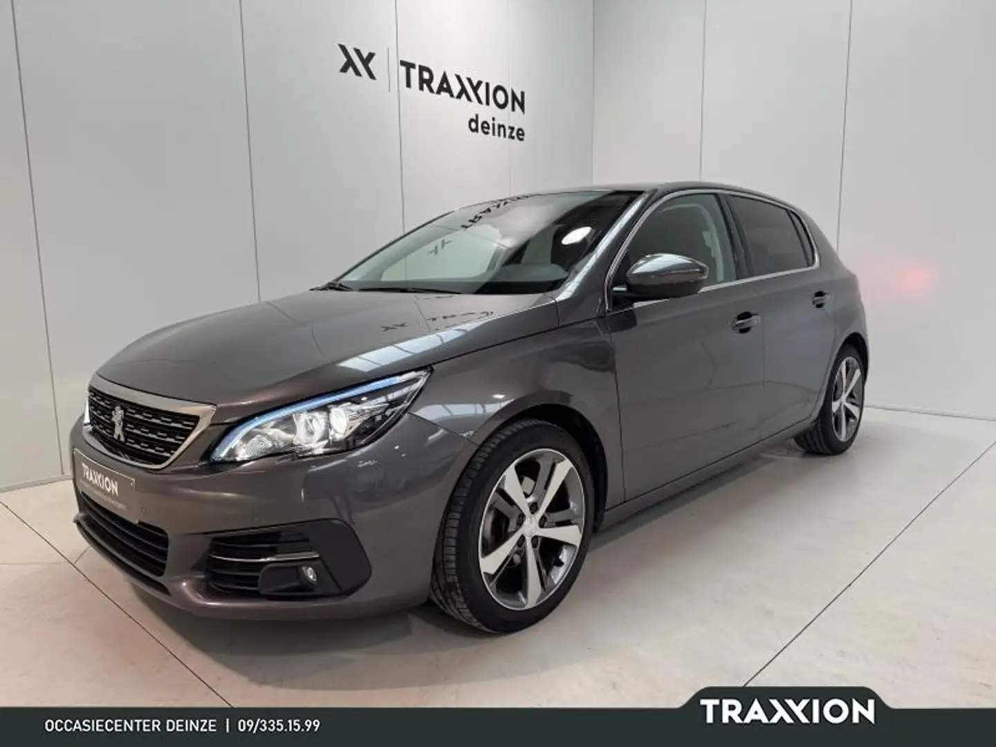 Peugeot 308 1.2i Allure S&S GPS|PDC|CAMERA|CARPLAY|CRUISE... Gris - 1