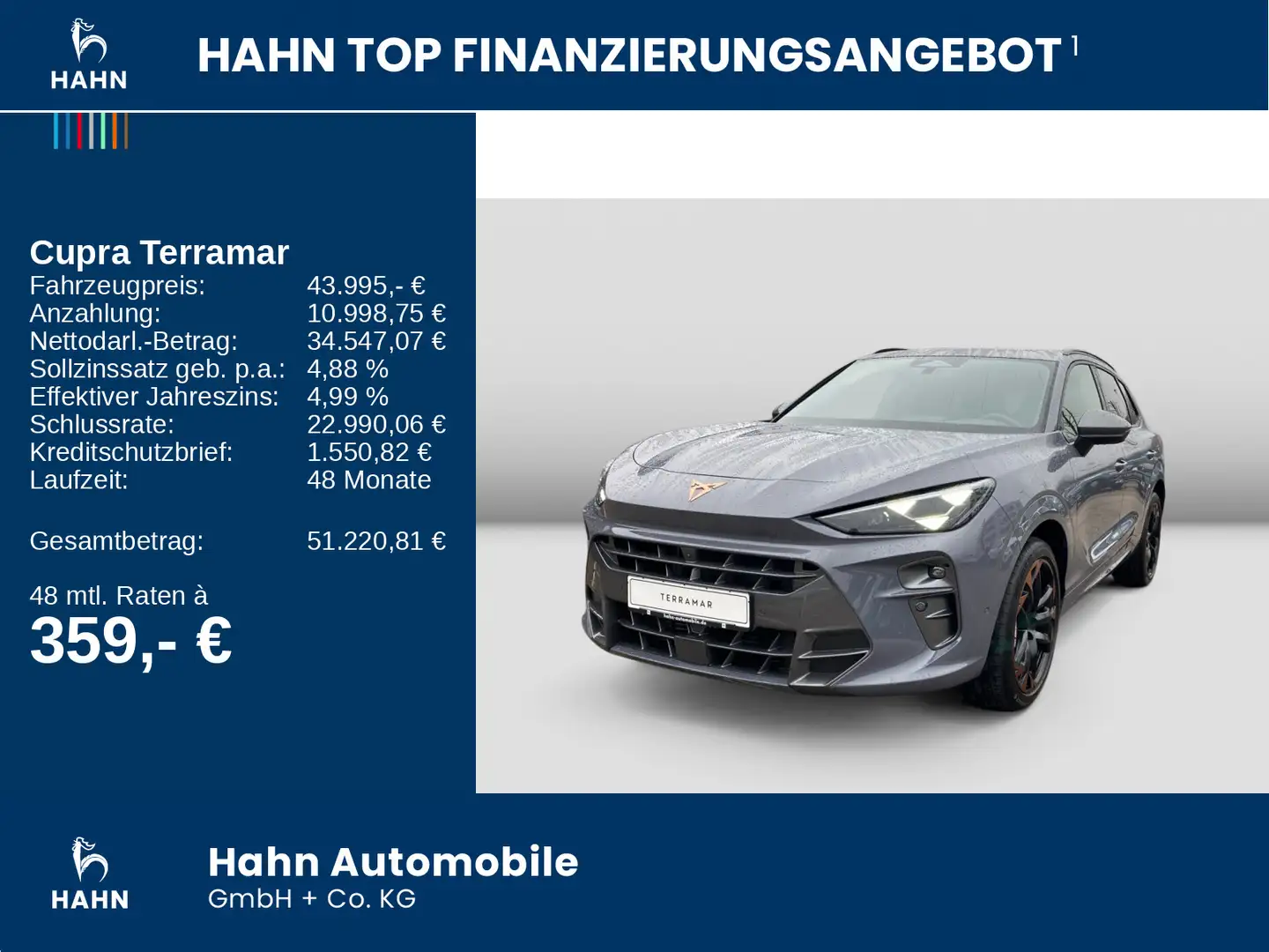 CUPRA Terramar VZ 2.0TSI DSG 4Drive LED Head up ACC Grau - 2