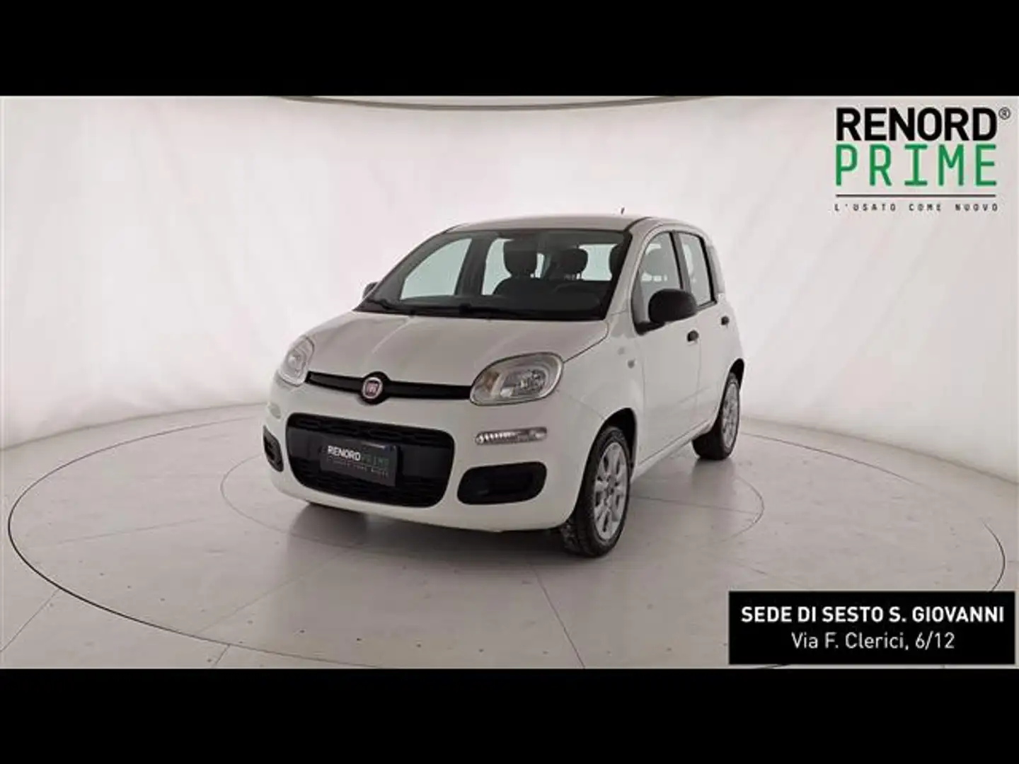 Fiat Panda 1.2 Easy 69cv E6 Blanc - 1