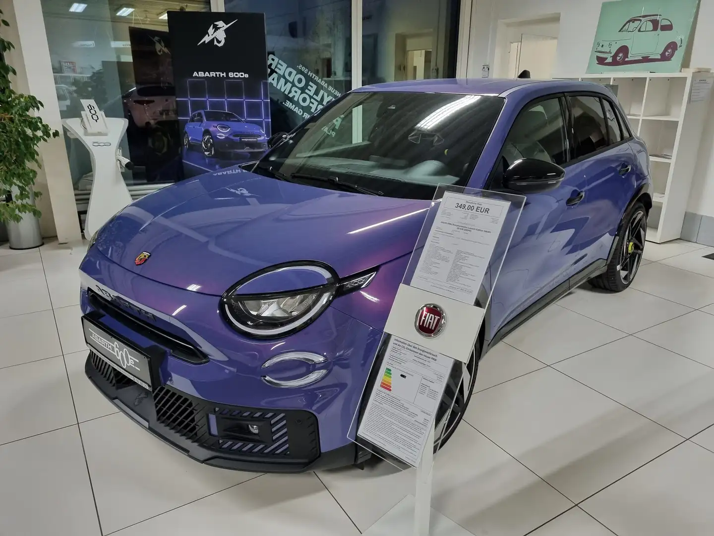 Abarth 600e 600e Scorpionissima Launch Edition 207kW (280PS) Violet - 1