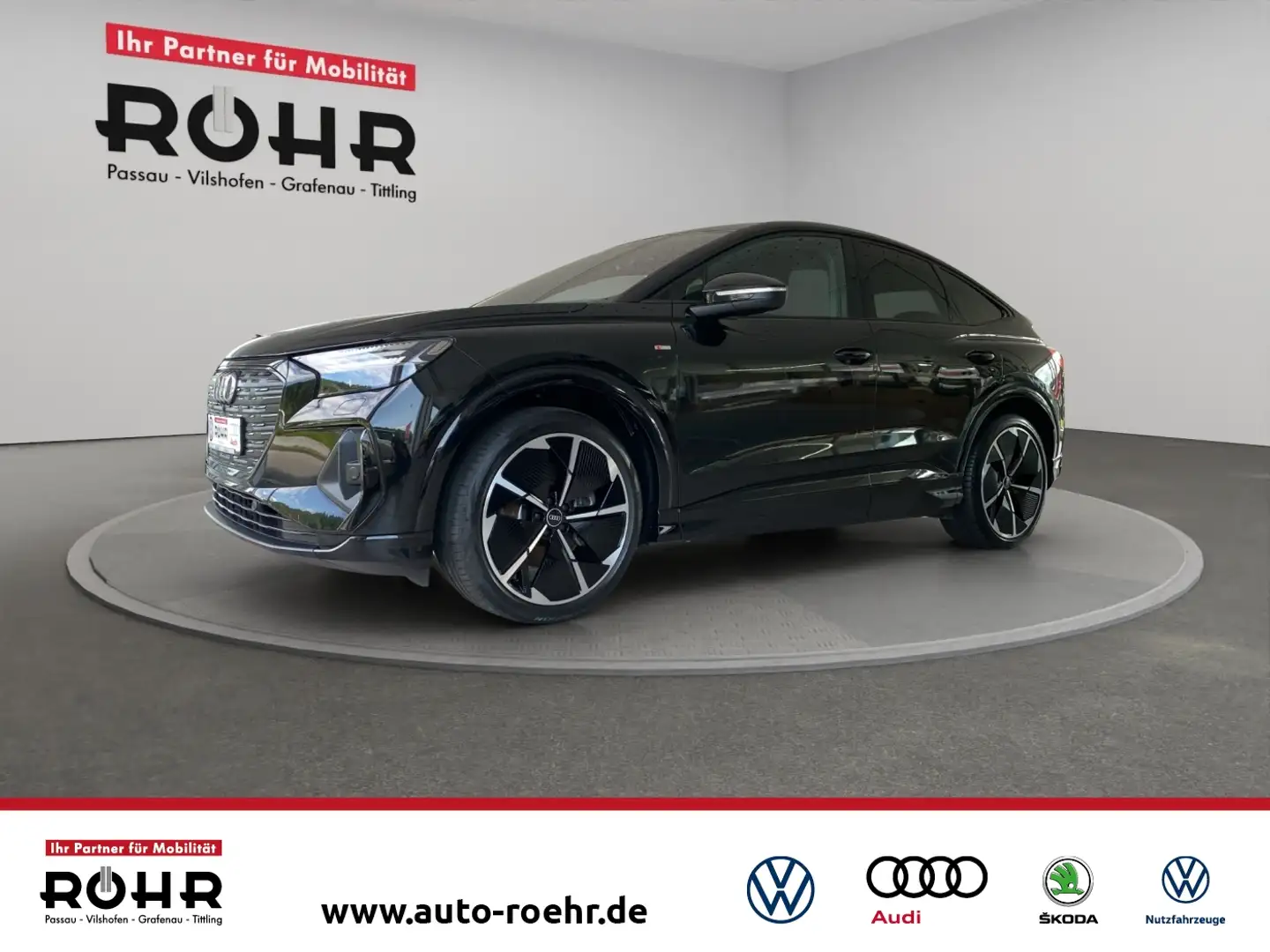 Audi Q4 e-tron Q4 Sportback (NAVI.SHZ.PDC.Matrix-LED.DAB.GRA.virt Schwarz - 1