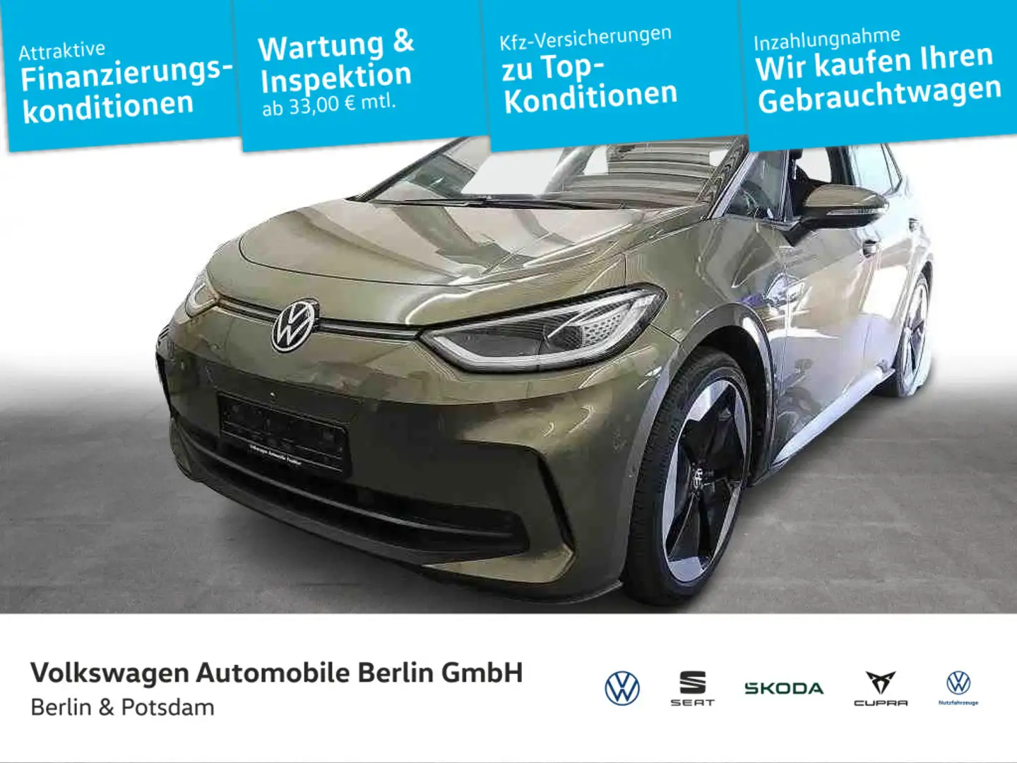 Volkswagen ID.3 Pro S NAVI MATRIX-LED 77kWh KAMERA Grün - 1
