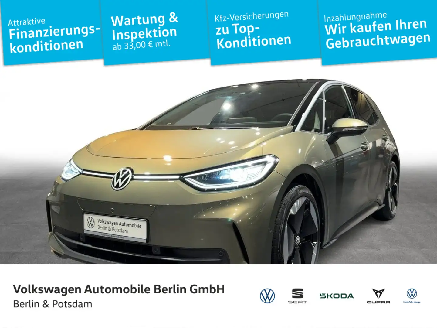 Volkswagen ID.3 Pro S NAVI MATRIX-LED 77kWh KAMERA Grün - 1
