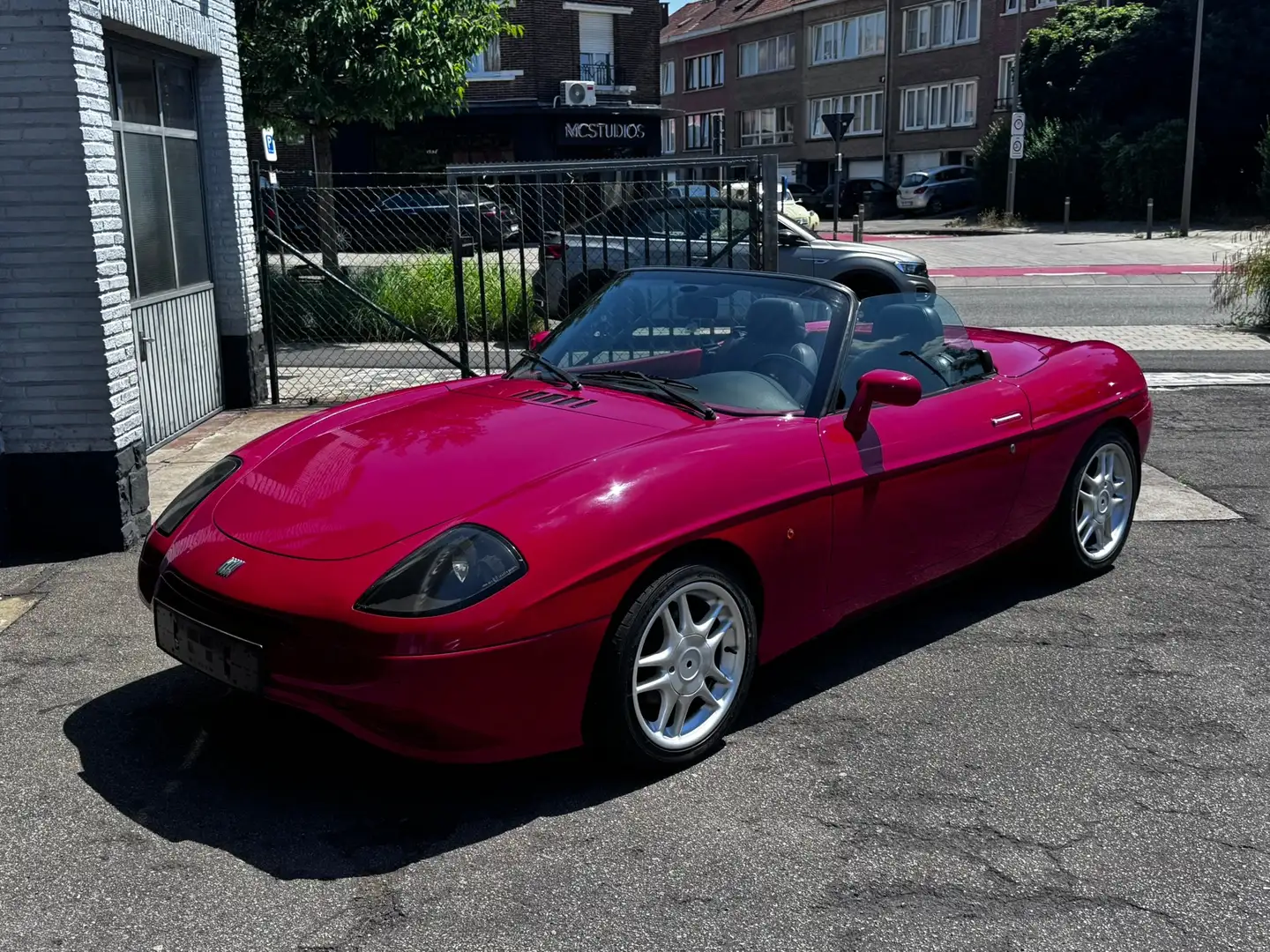 Fiat Barchetta 1.7i 16v✅  Oldtimer✅Cuir✅ Rood - 2