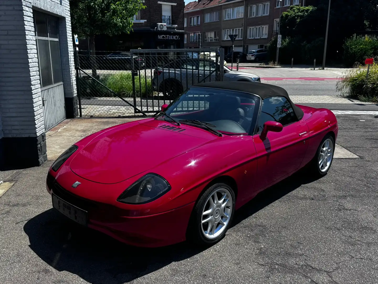 Fiat Barchetta 1.7i 16v✅  Oldtimer✅Cuir✅ Rood - 1