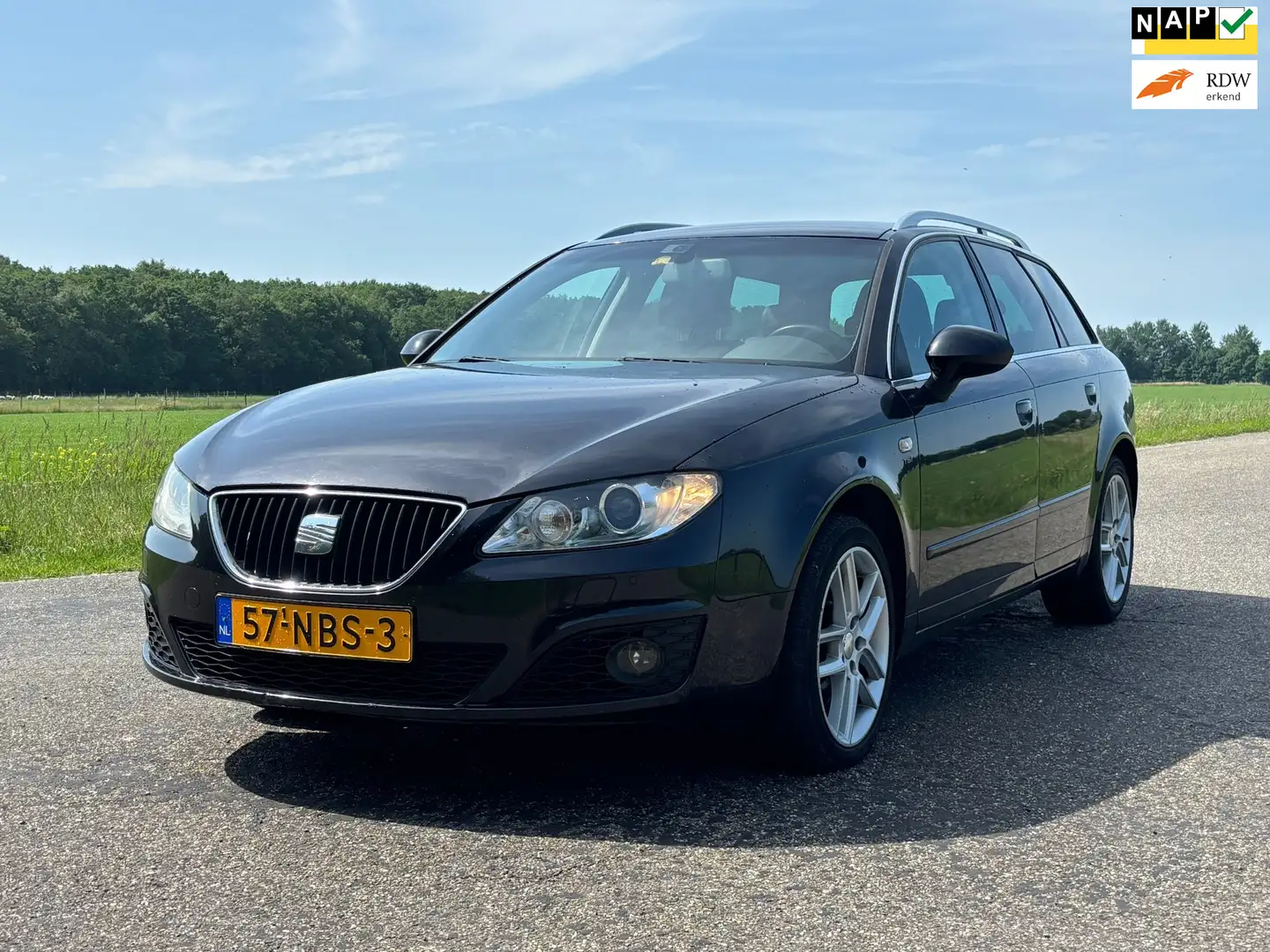 SEAT Exeo ST 1.8 TSI Businessline High | Navi + Cruise contr Zwart - 1