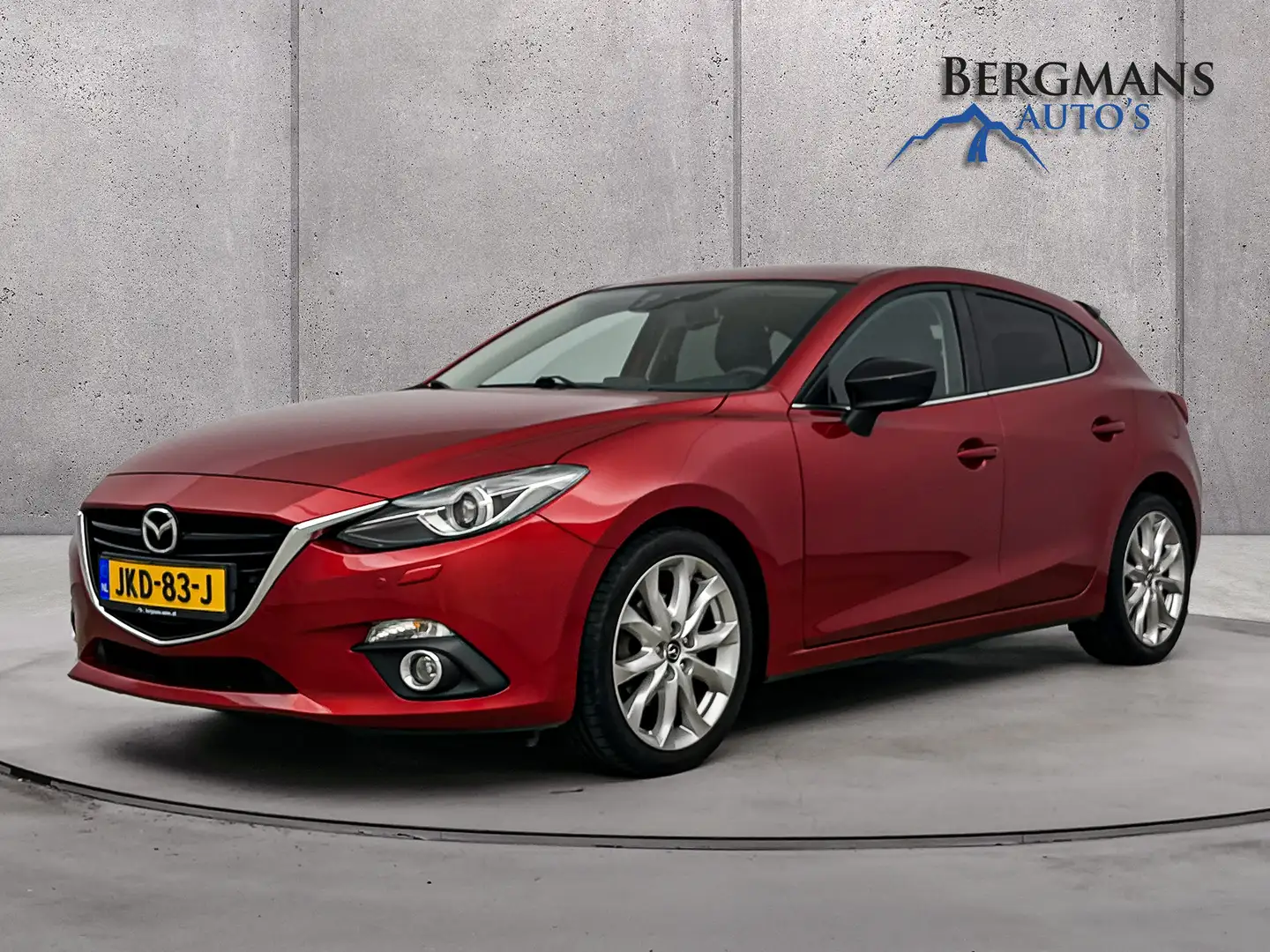 Mazda 3 - 2.0 GT-M // LEDER // STOELVERWARMING // Rood - 1