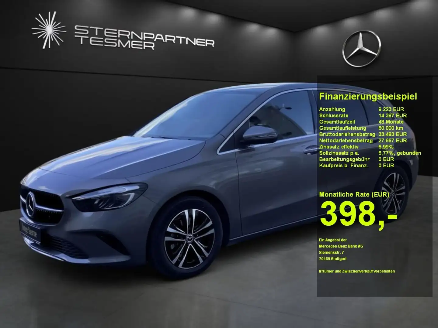Mercedes-Benz B 220 d AHK 360° Kamera Distronic MBUX LED SHZ Gris - 1
