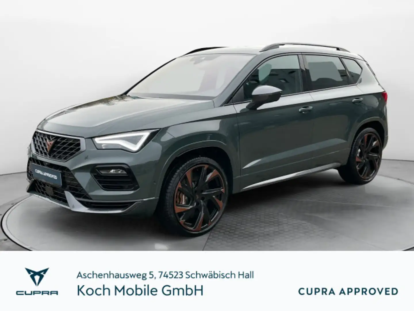 CUPRA Ateca VZ 2.0 TSI 4Drive - Akrapovic AHK Top-View Zelená - 1