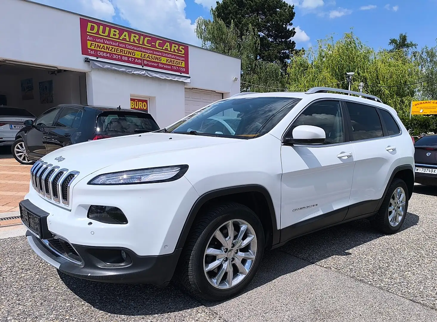 Jeep Cherokee 2,2 MultiJet II AWD Limited Aut. Weiß - 1