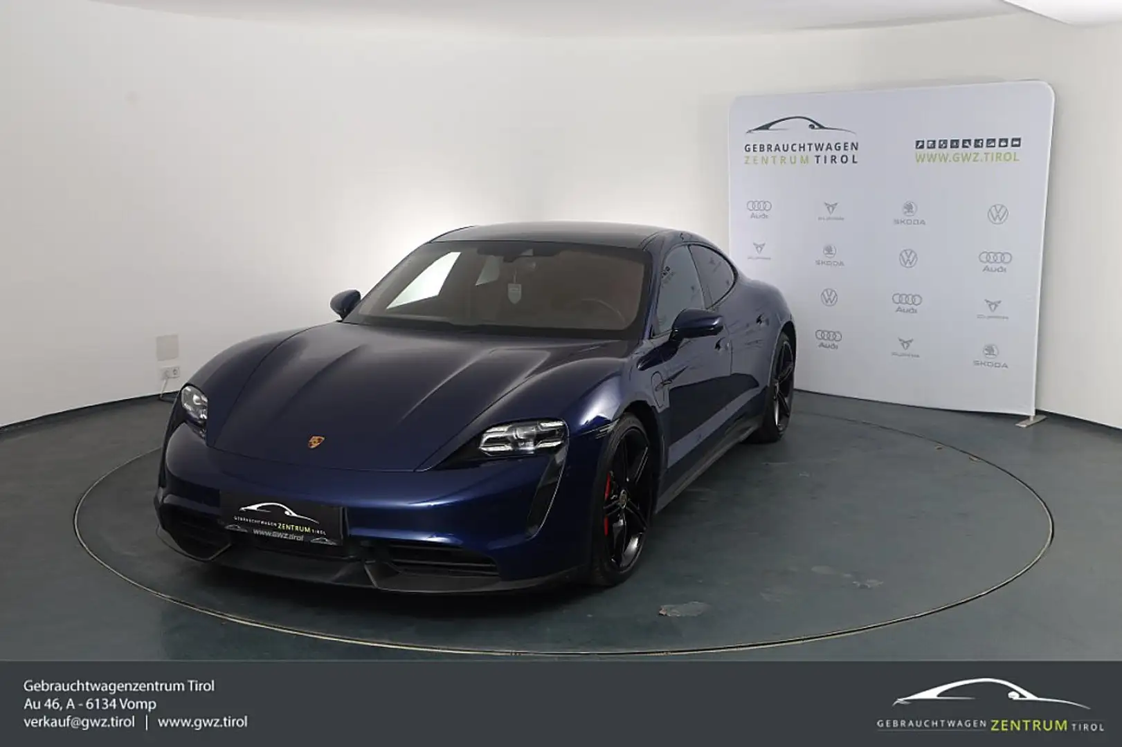 Porsche Taycan Turbo S 93kWh HUD MEGAVOLL CARBON WIE NEU!!! Bleu - 1