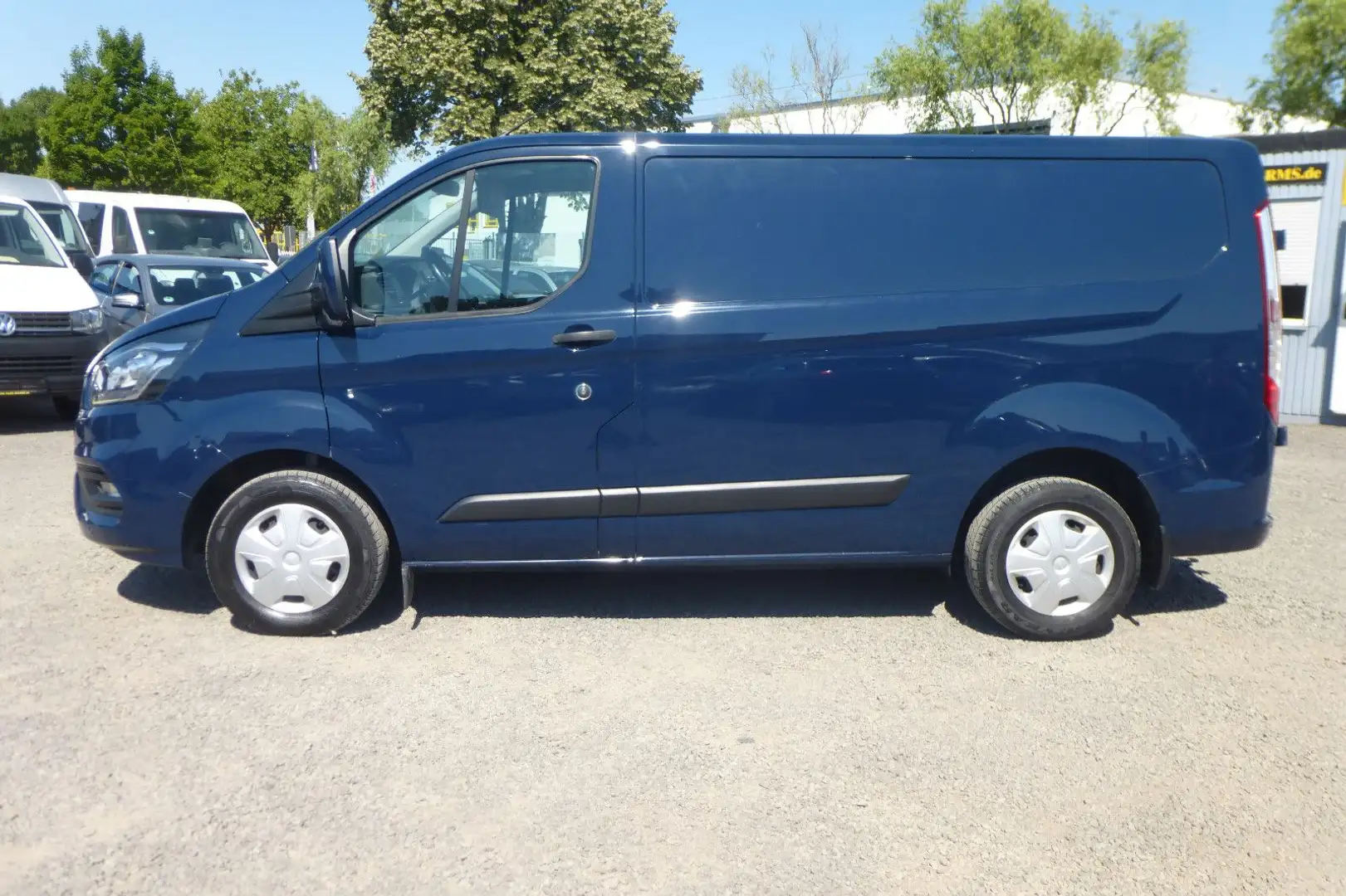 Ford Transit Custom L1 Klima Durchlade Abbiegel. AHK Blau - 2