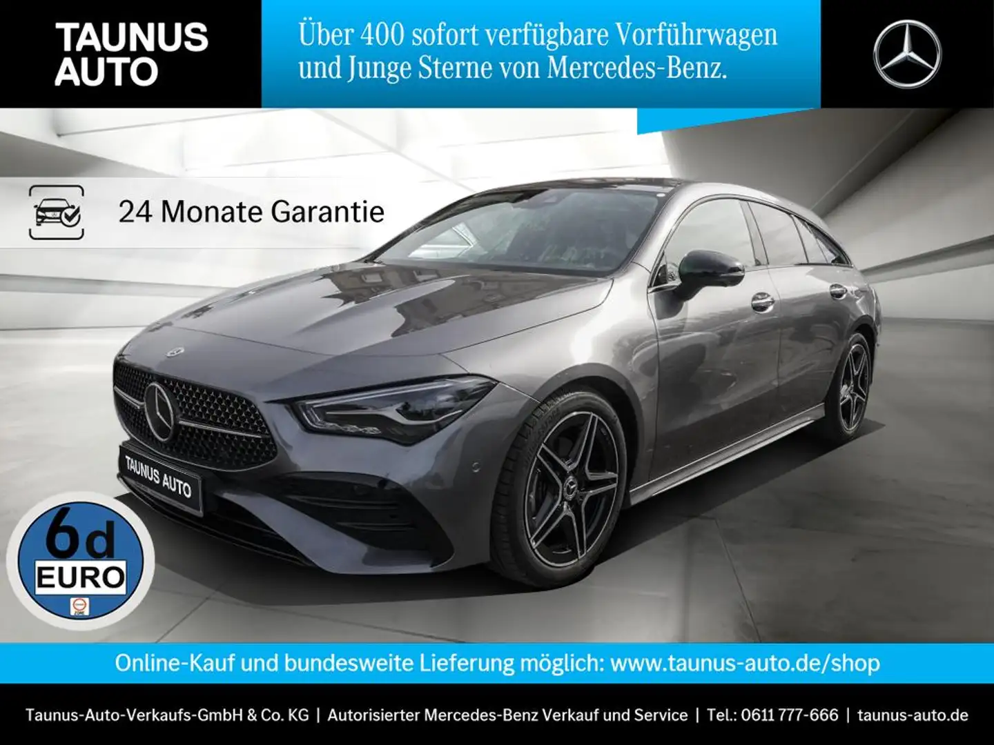 Mercedes-Benz CLA 180 SB AMG-LINE PREMIUM STH. AHK BURMESTER Grau - 1