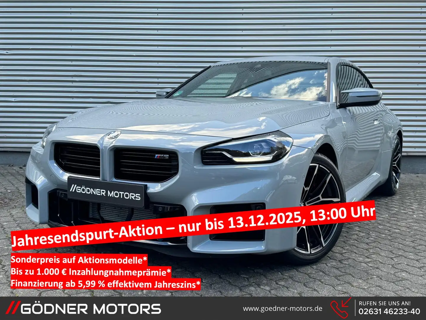 BMW M2 1.HAND/DE-FHZ/WIDESCREEN/M-SPORTSITZE/KAMERA/LI... Gris - 1
