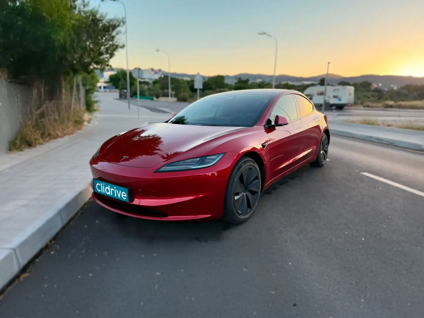 Tesla Model 3 Gran Autonomía AWD Burdeos - 2