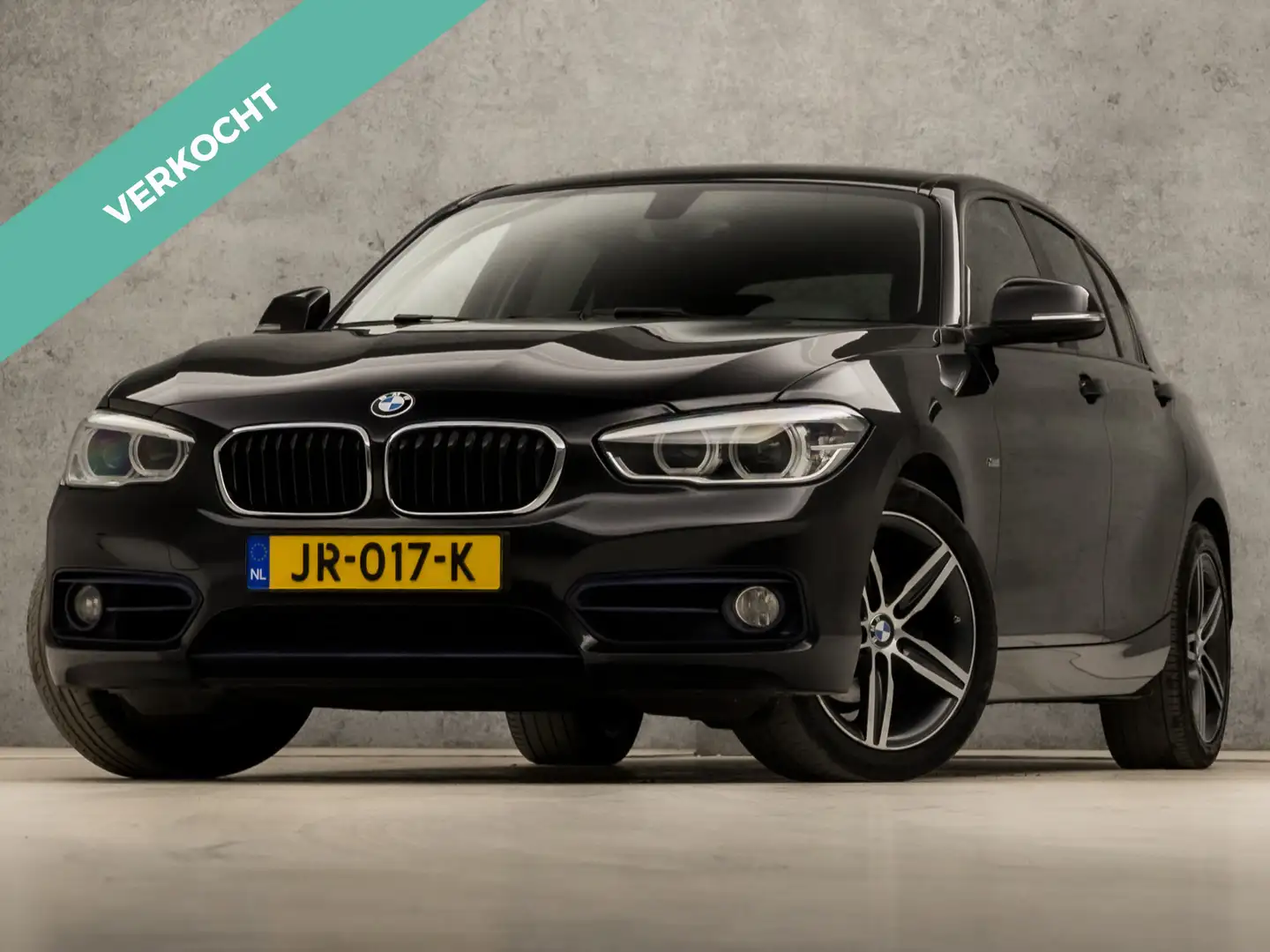 BMW 118 1-serie 118i Sport Automaat (NAVIGATIE, CLIMATE, A Noir - 1