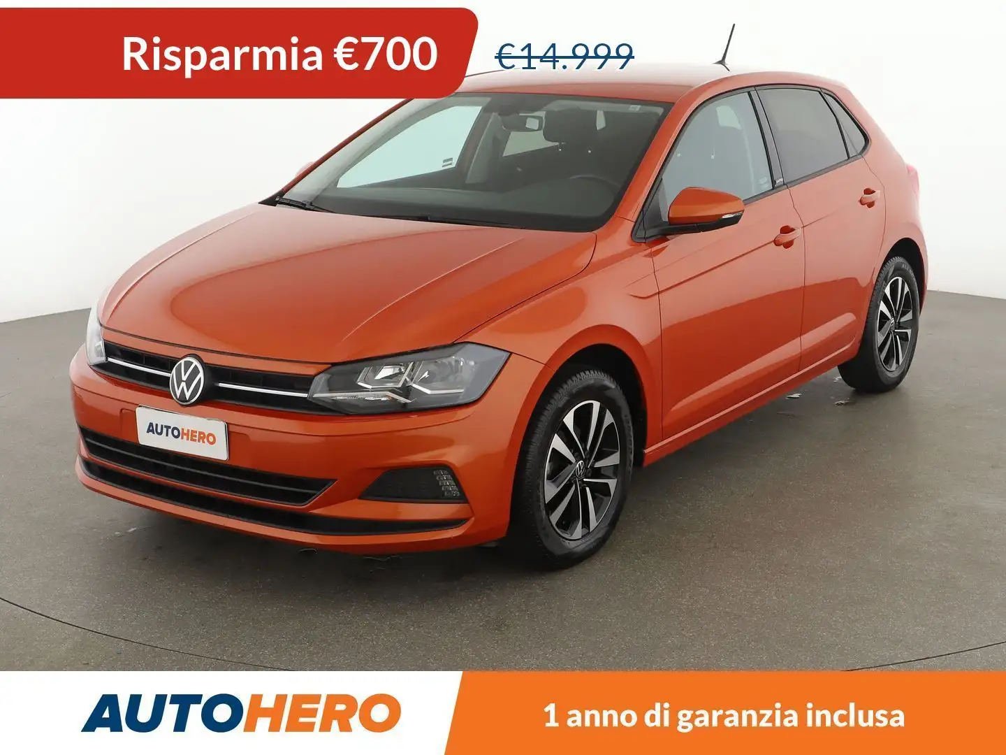 Volkswagen Polo 1.0 TSI Comfortline Pomarańczowy - 1