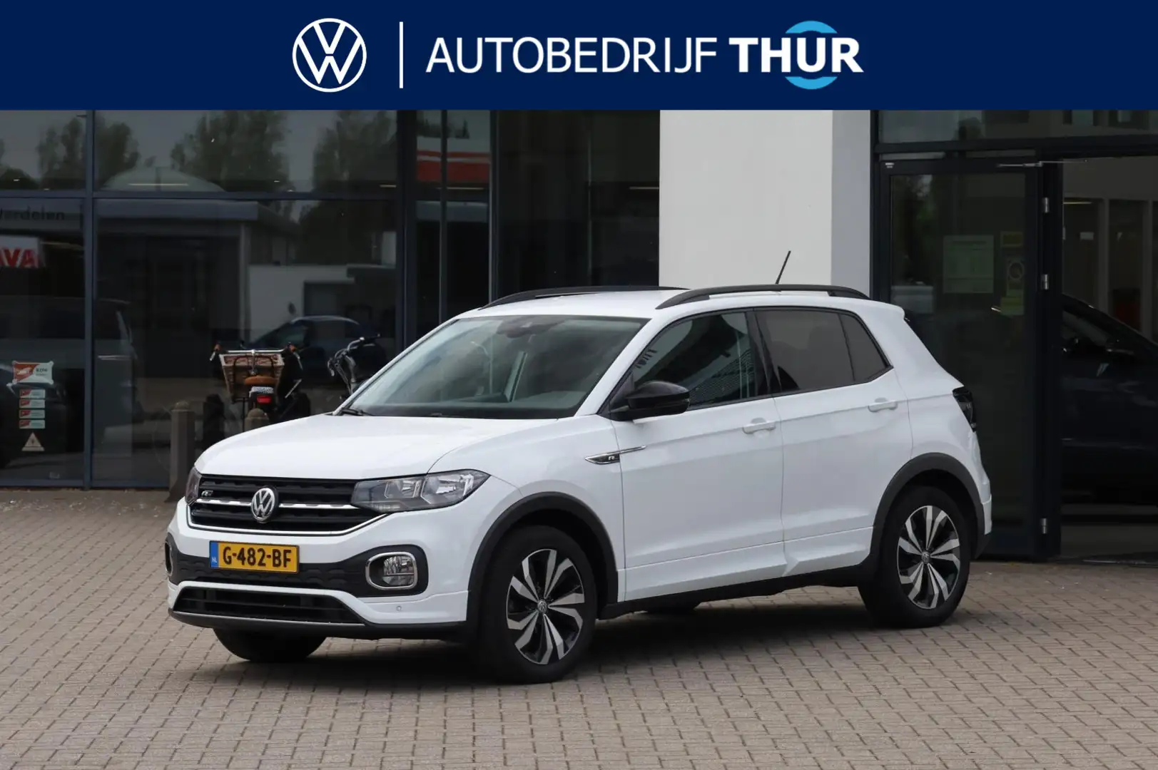 Volkswagen T-Cross 1.0 TSI R-Line 95PK / 70kW, Adaptieve cruise contr Weiß - 1