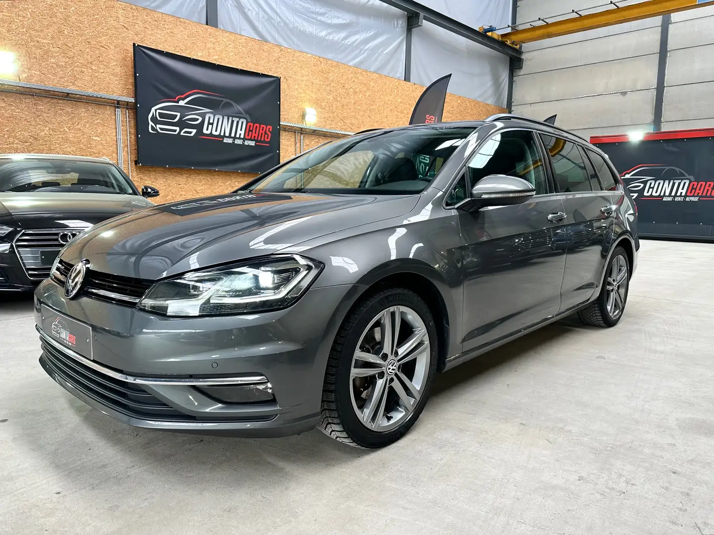 Volkswagen Golf Variant *GARANTIE 12 MOIS* 1.6 CR TDi Highline DSG Grijs - 2