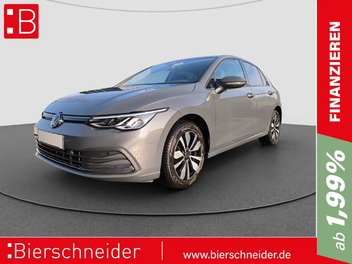 Volkswagen Golf 8 1.5 TSI Move NAVI AHK LED Gris - 1