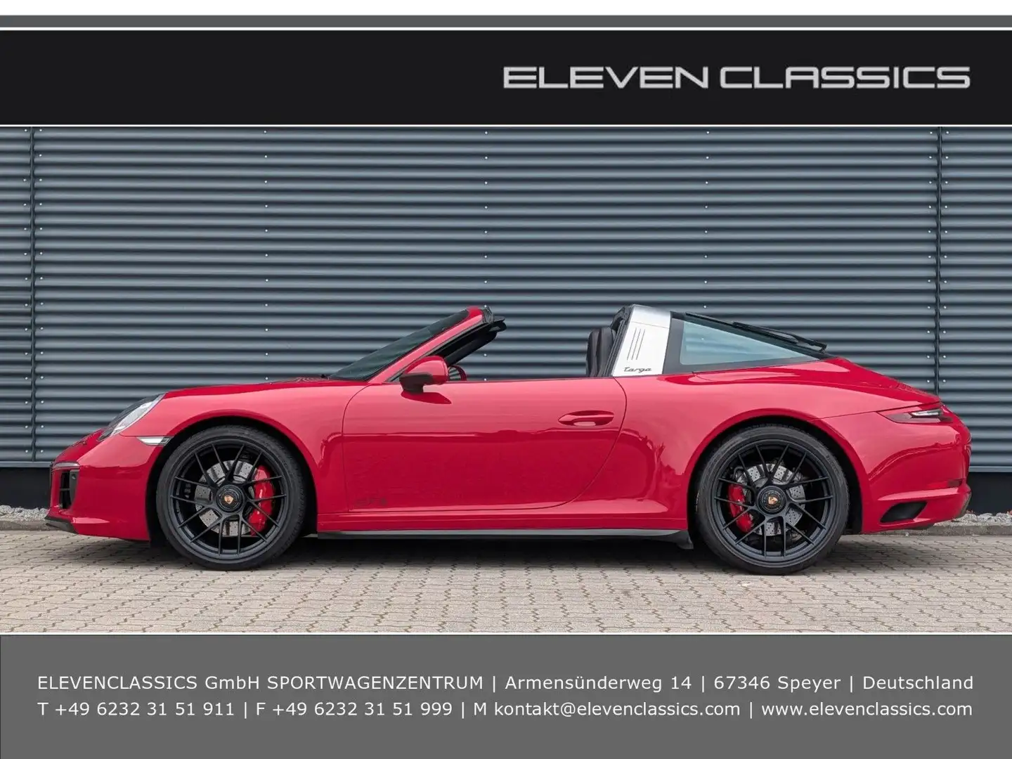 Porsche 991 Targa 4 GTS *Lift, Approved* Roşu - 1