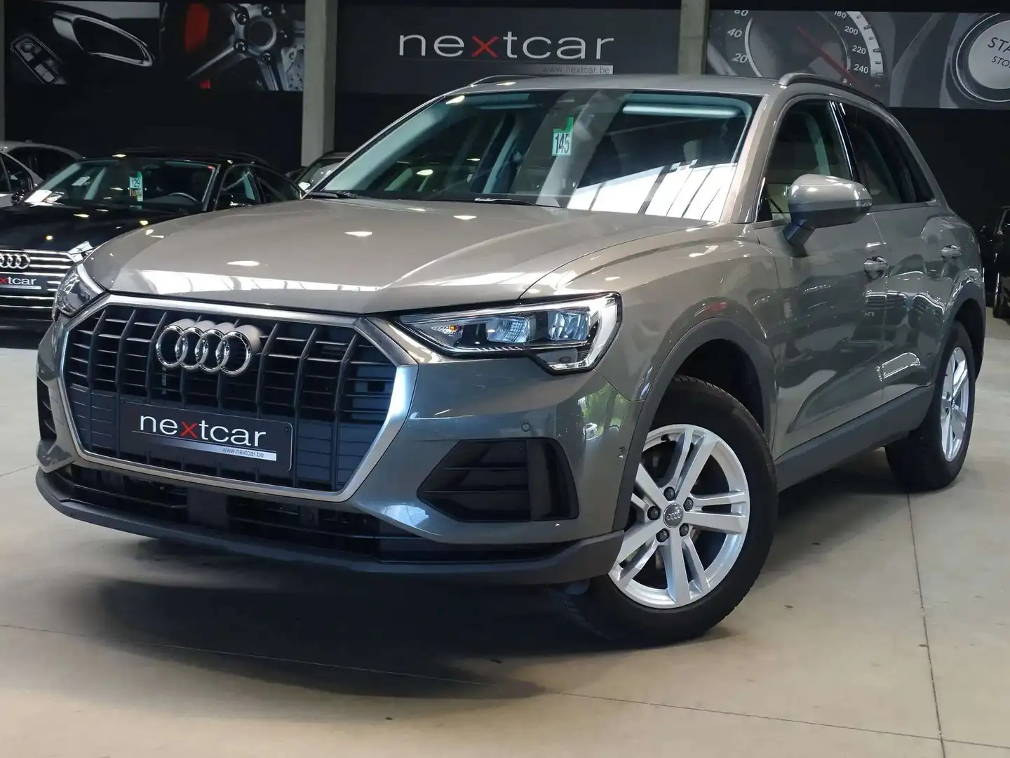 Audi Q3 35TDi 150 STronic *LED-NAVI-VIRTUAL-ANGLE MORT* Gris - 1