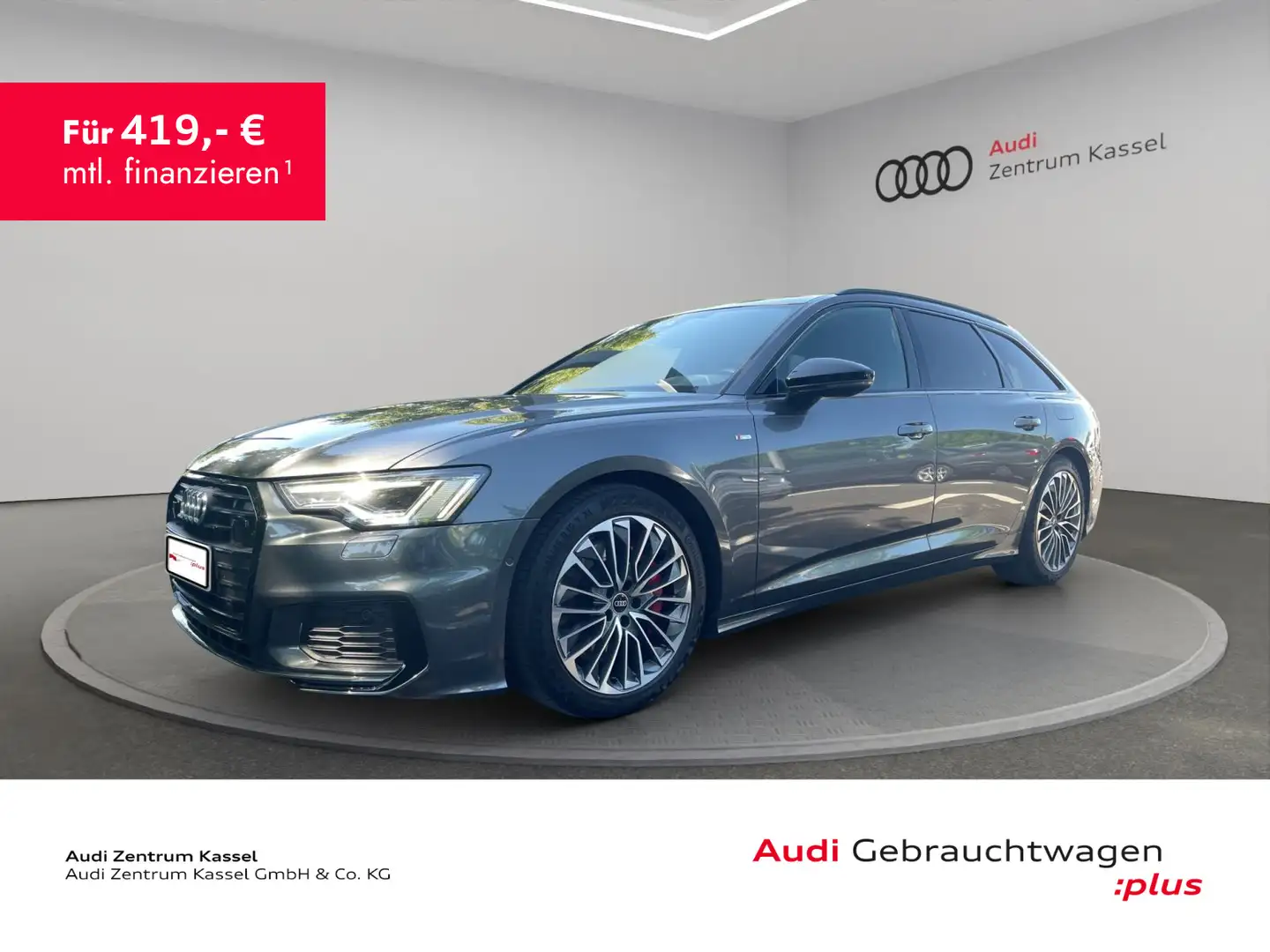 Audi A6 A6 Av. 55 TFSI e qu. S line Matrix Pano Kam. AHK Grau - 1