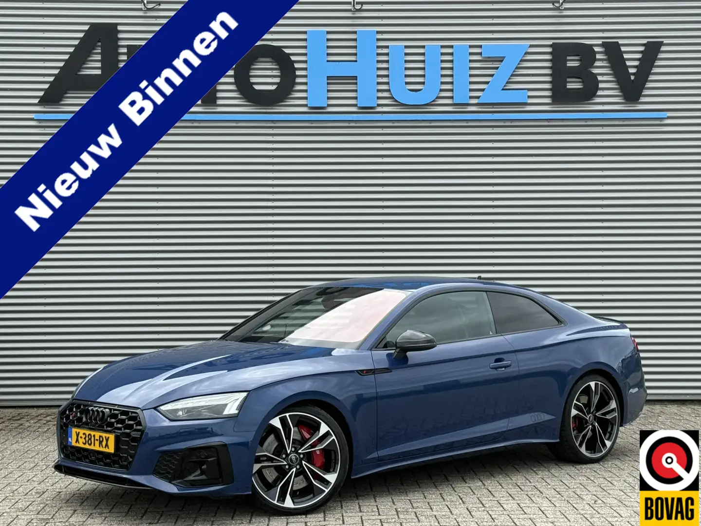 Audi S5 Coupé 3.0 TDI S5 342PK quattro Trekhaak 20 Inch AC Blauw - 1