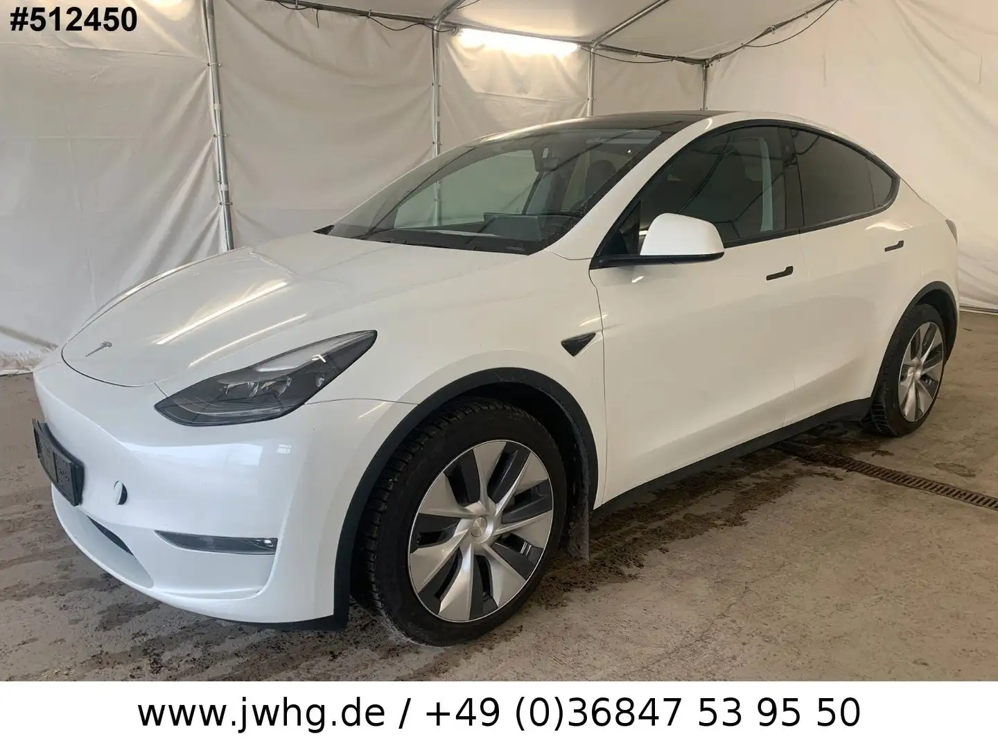 Tesla Model Y Long Range AWD 75 kWh Wärmep Autopilot3 Weiß - 1