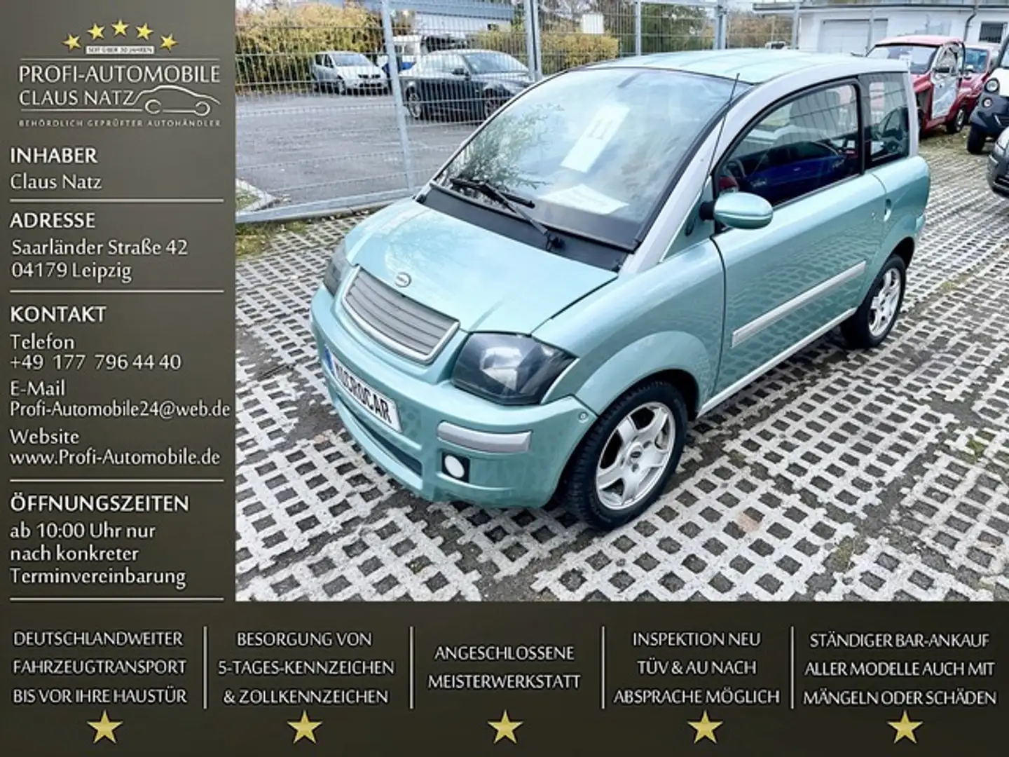 Microcar Sonstige MC 1*45 KM H*LIEFERUNG MÖGLICH* Grün - 1