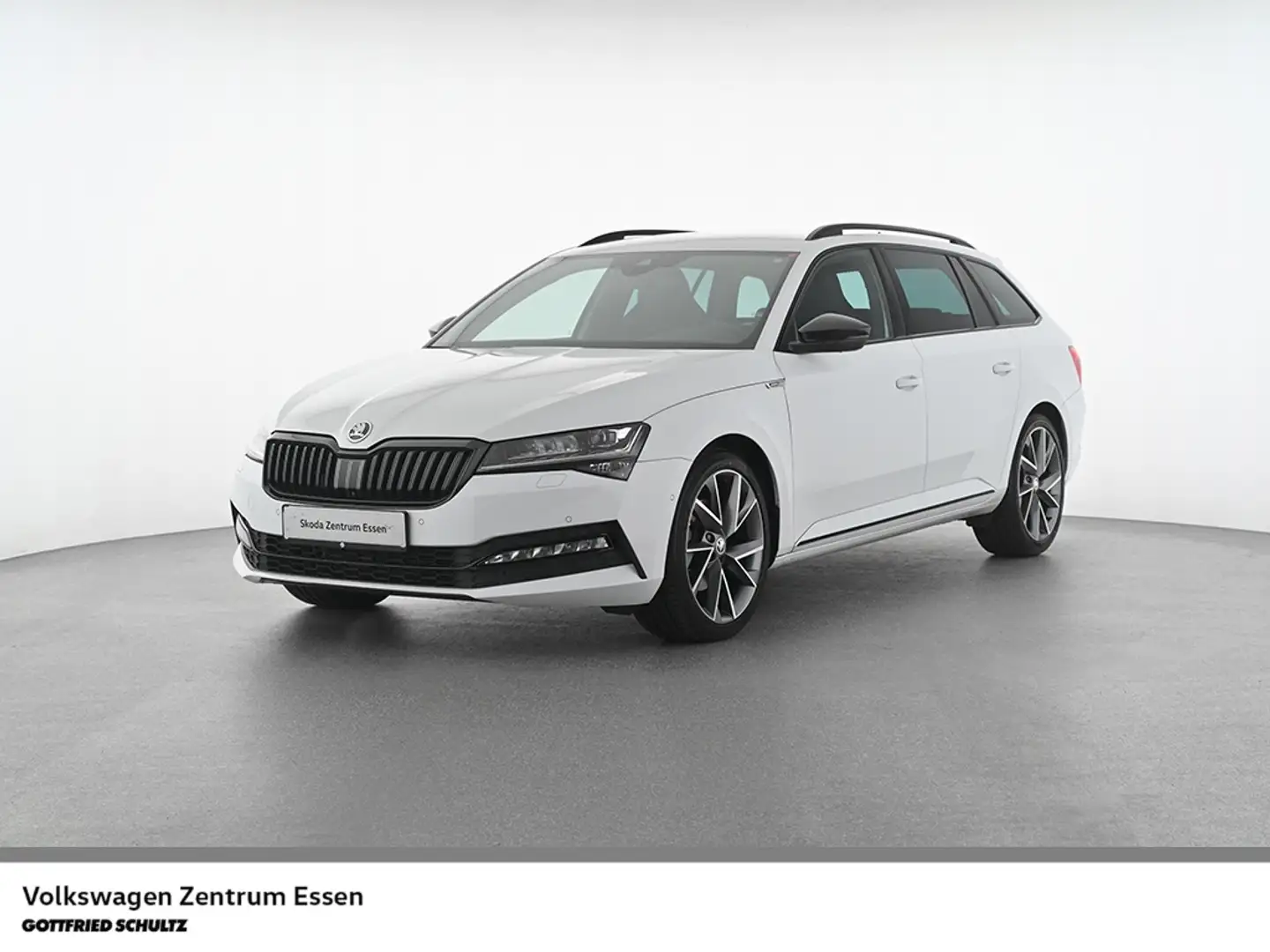 Skoda Superb Combi Sportline TDI DSG Matrix Columbus DCC AHK Weiß - 1