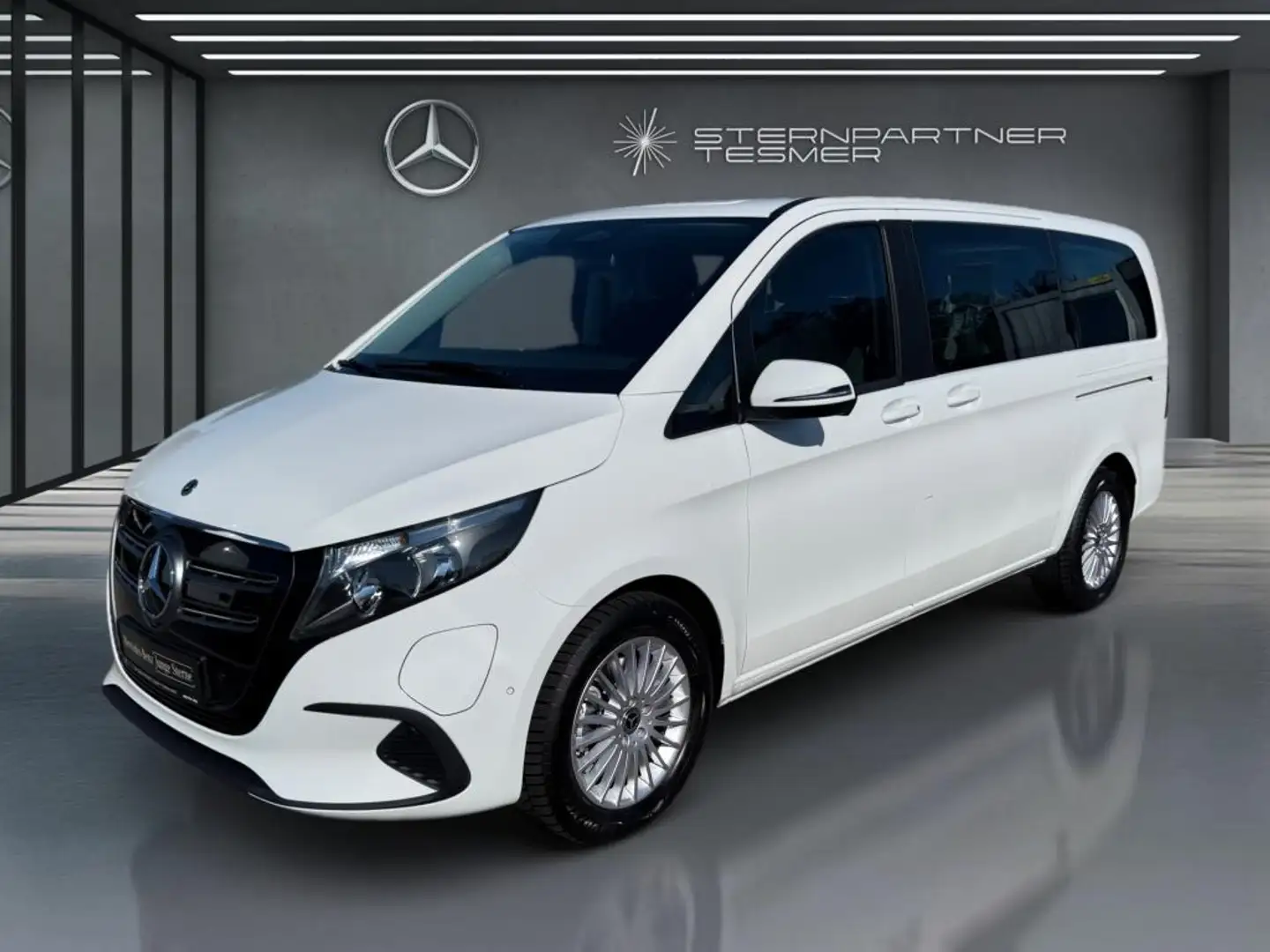 Mercedes-Benz EQV 300 Lang 60 Monate JS Gar. Kamera+Navi+Distr Blanco - 1