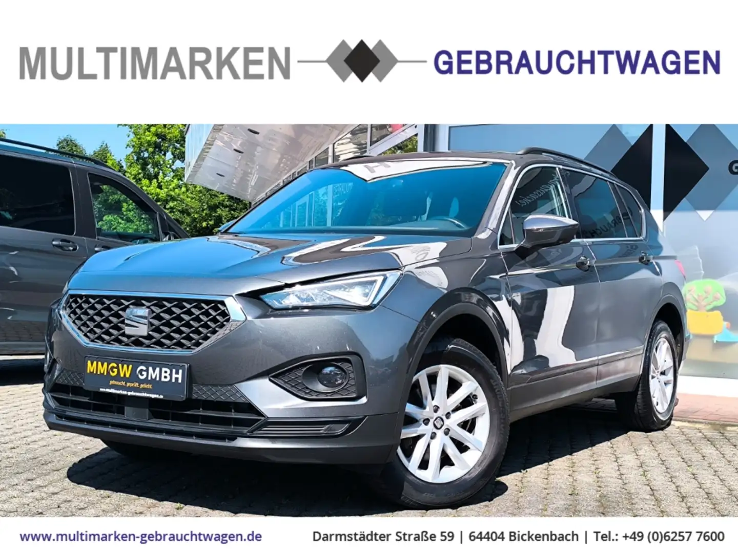 SEAT Tarraco Style 4Drive 2.0 TDI EU6d-T AHK/LED/Navi/Soundsyst Grau - 1