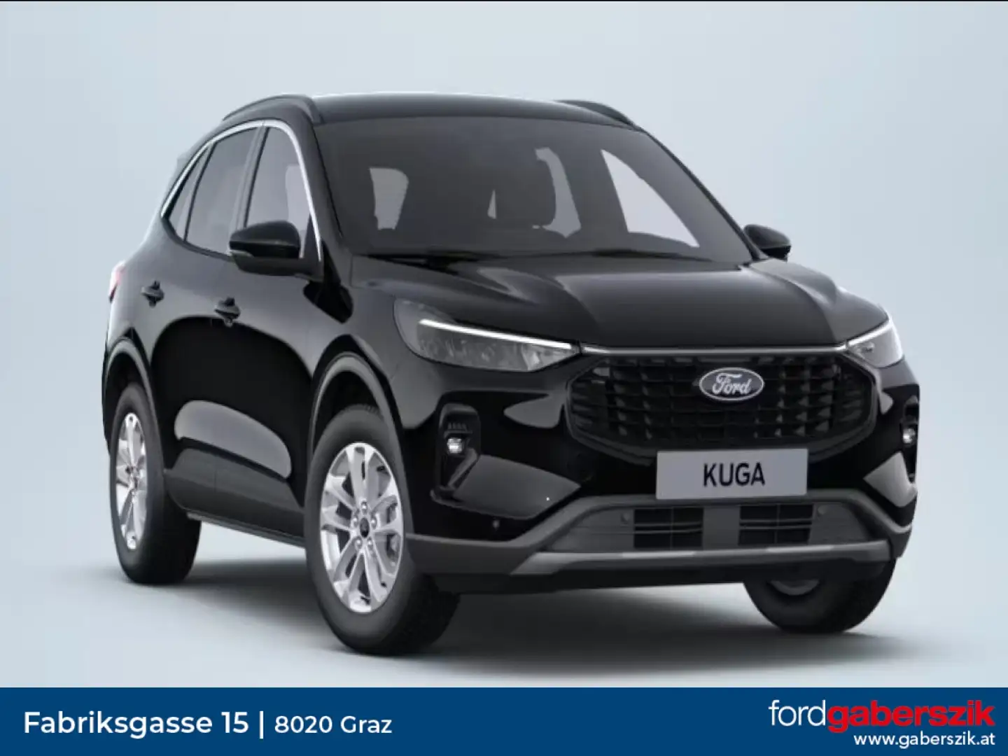 Ford Kuga 2,5 Duratec FHEV Titanium Aut. Schwarz - 1