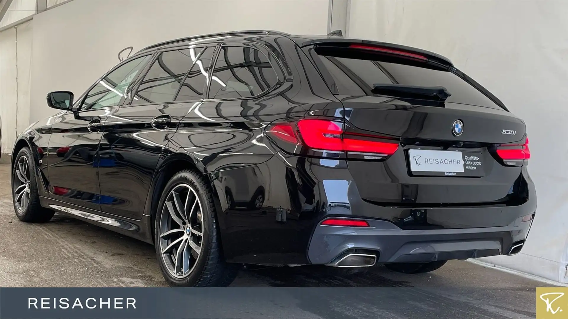 BMW 530 i Tou Aut. MSport AHK LCPro Pano HUD 360° ACC Schwarz - 2