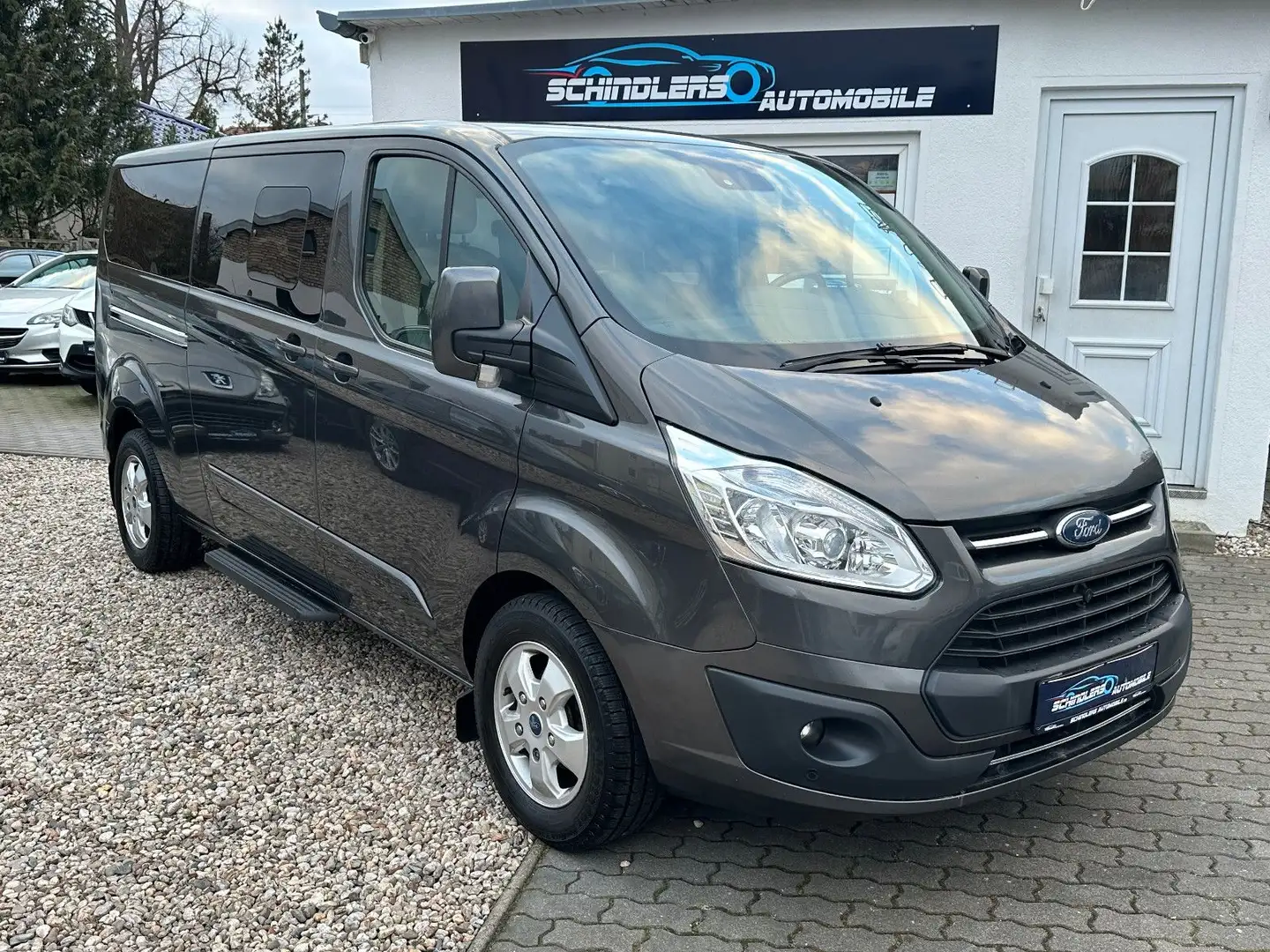 Ford Tourneo Custom 310 L2 Autom. Leder Navi STHZ AHK Šedá - 1